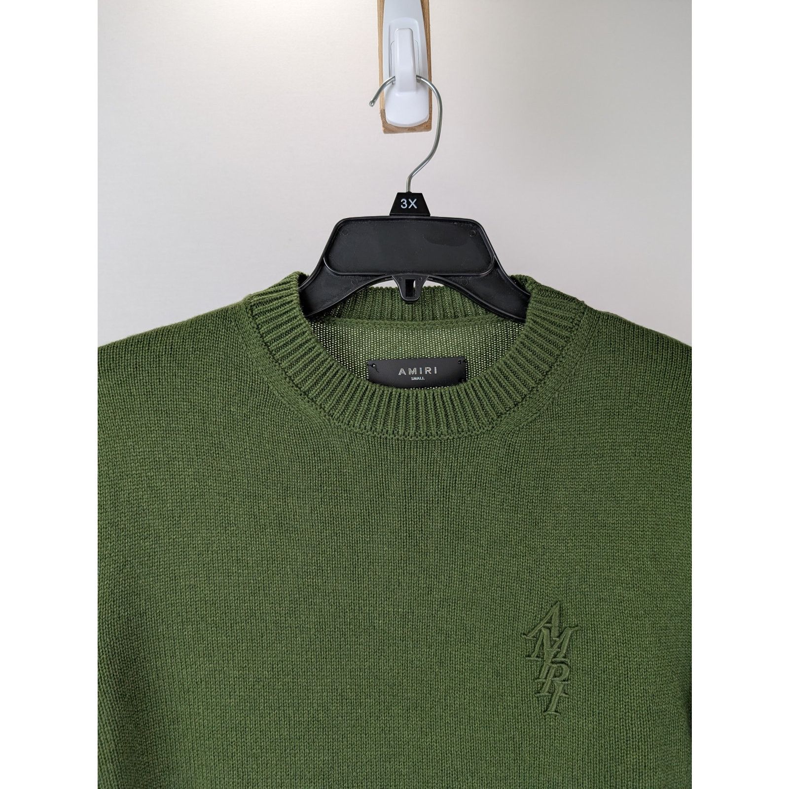 Amiri o1rshd1 Amiri Stack Crewneck Sweatshirt in Spindle Tree Size US XXL / EU 58 / 5 - 6 Thumbnail