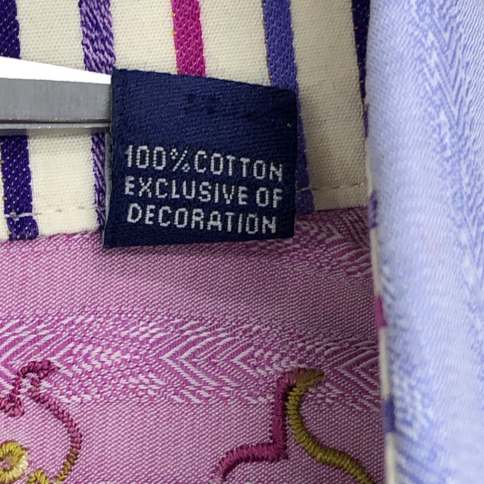 Robert Graham Robert Graham Shirt L Lilac Jacquard Stripe Button Contrast Size US L / EU 52-54 / 3 - 17 Thumbnail