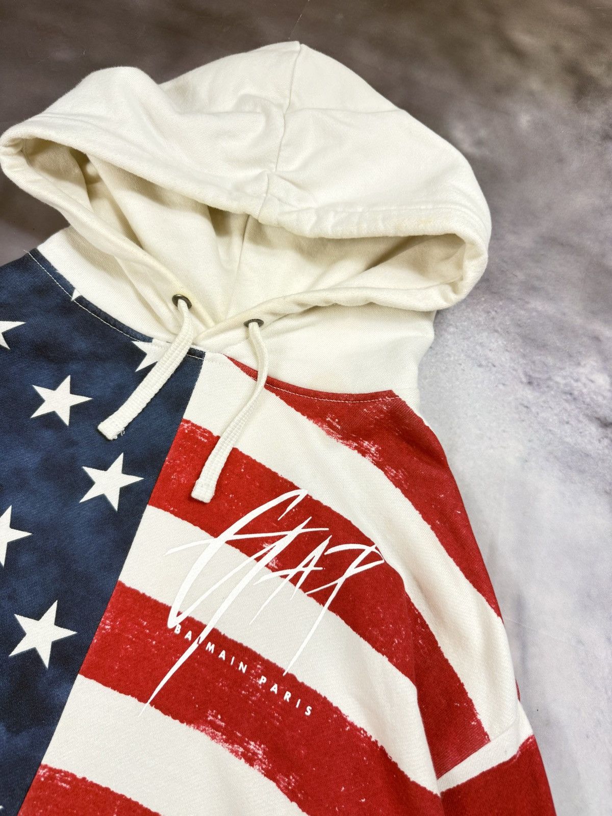 Balmain × H&M Balmain x h&m american flag hoodie vintage y2k streetwear Size US M / EU 48-50 / 2 - 4 Thumbnail