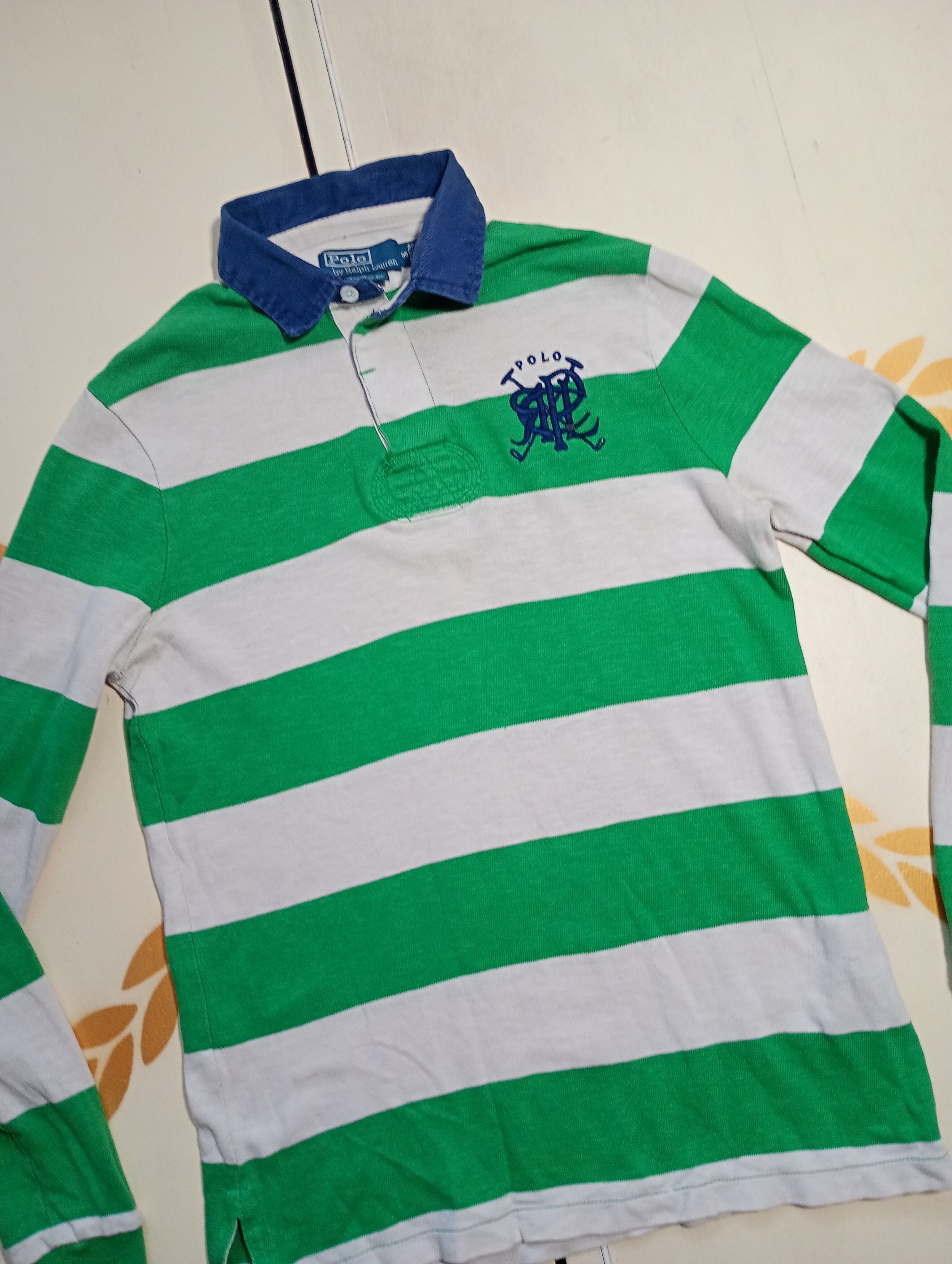 Polo Ralph Lauren Polo Ralph Lauren Rugby Shirt Vintage 90's Size US S / EU 44-46 / 1 - 3 Thumbnail