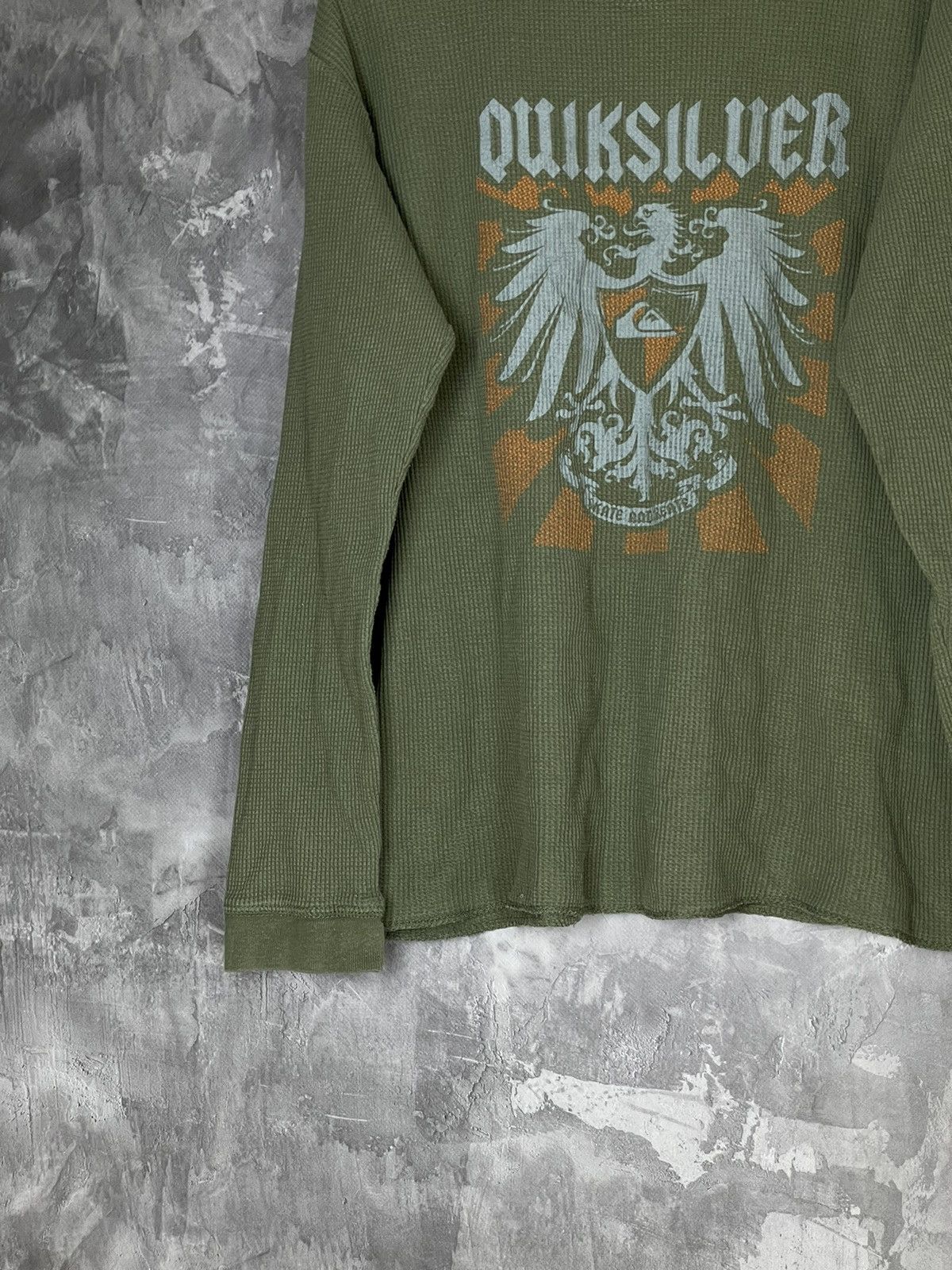 Affliction × Quiksilver × Vintage Vintage Quicksilver Y2K Affliction Style Skulls Long Sleeve Size XL / US 12-14 / IT 48-50 - 5 Thumbnail