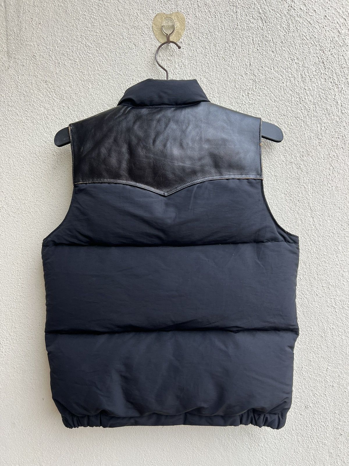 Engineered Garments × Needles × Nepenthes Cootie Productions Japan Down Puffer Western Leather Vest Size US M / EU 48-50 / 2 - 2 Thumbnail