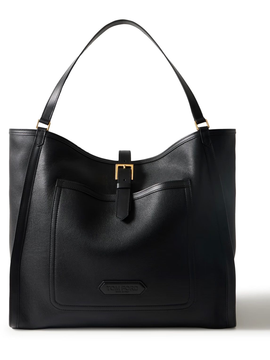 Tom Ford o1loc1c0325 H0574 Size: OS / Leather Tote Bag in Black Size ONE SIZE - 1 Thumbnail