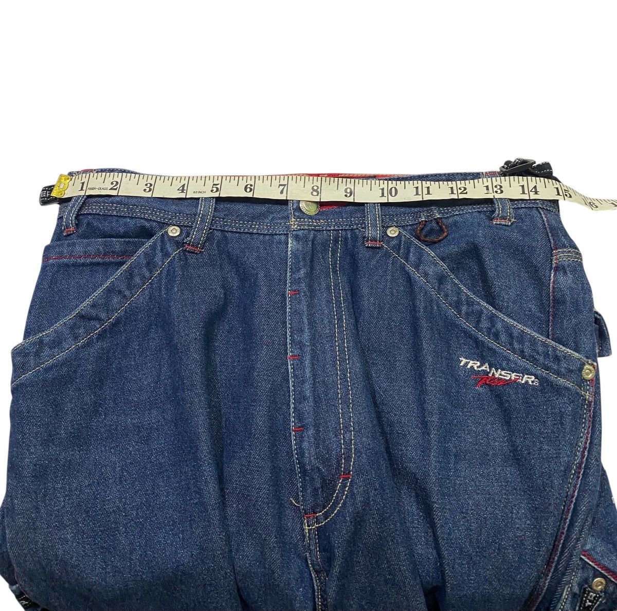 JNCO Transer baggy jeans / hip hop multipocket Size US 30 / EU 46 - 22 Thumbnail