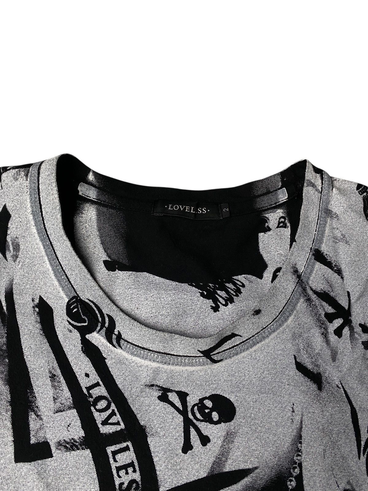 If Six Was Nine 2000's Loveless Vkei Style Tshirt Size US S / EU 44-46 / 1 - 3 Thumbnail