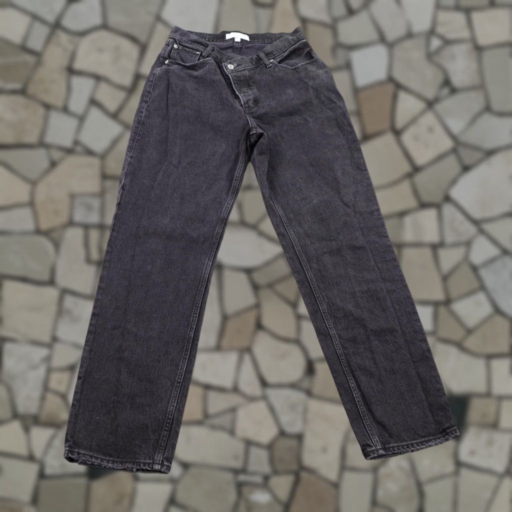 Abercrombie & Fitch Abercrombie & Fitch Jeans Womens 6 Black The Dad High Rise Straight Curve Love Jeans Size 28" / US 6 / IT 42 - 1 Thumbnail