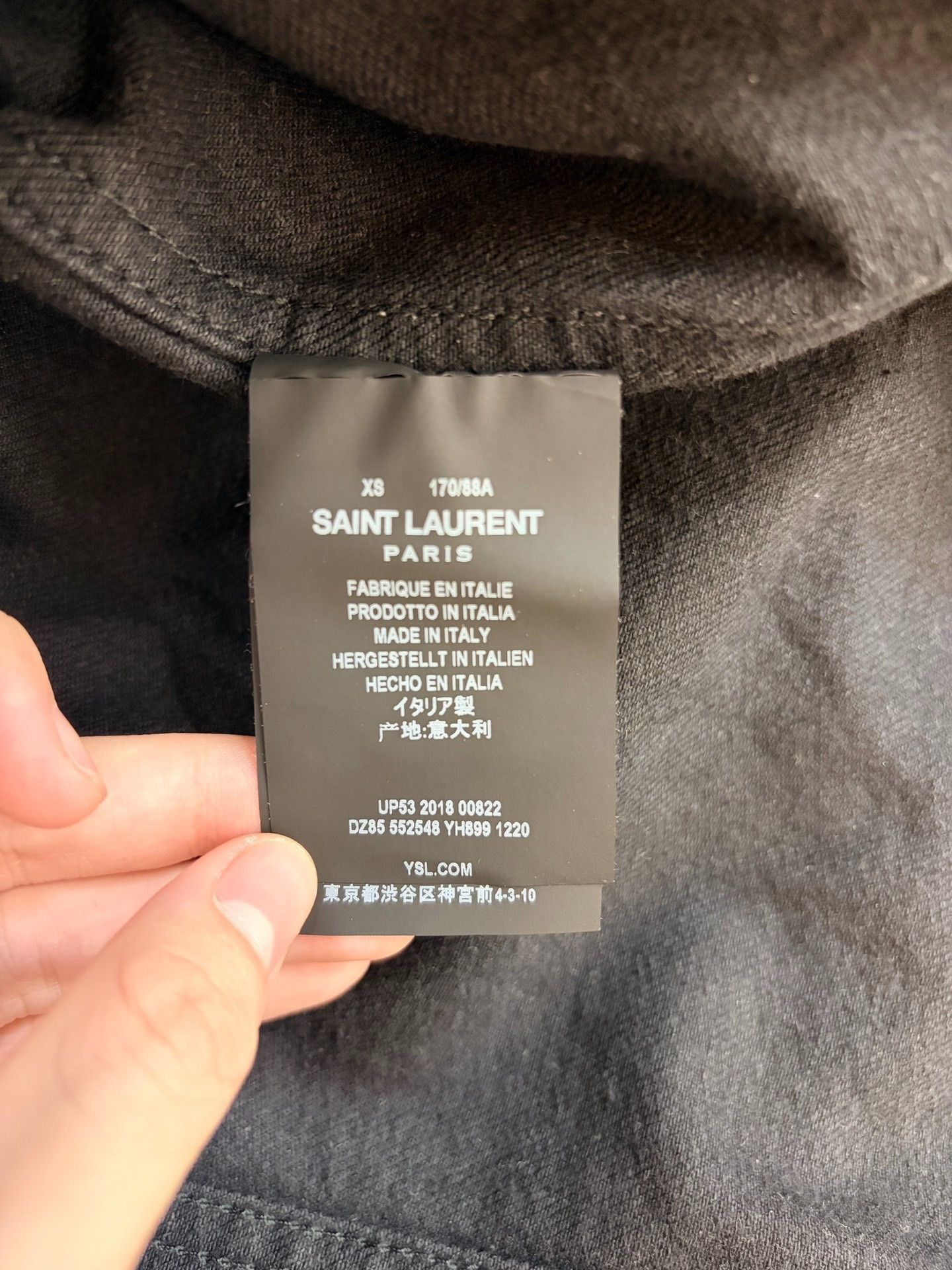 Saint Laurent Paris Saint Laurent SLP 2019 SS Denim Jacket XS Size US XS / EU 42 / 0 - 4 Thumbnail