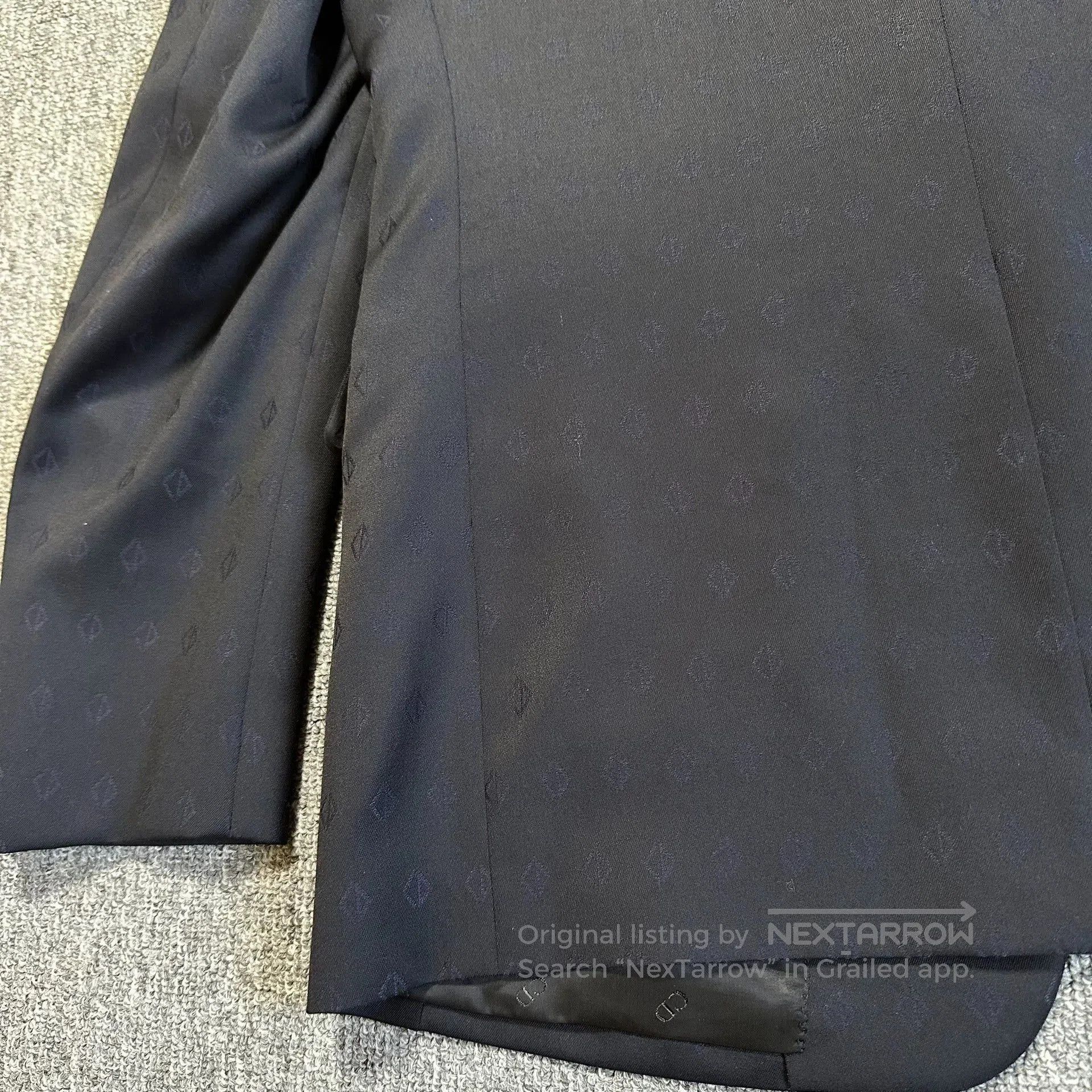 Dior Dior Wool Blazer with Logo Pattern. Size US L / EU 52-54 / 3 - 5 Thumbnail