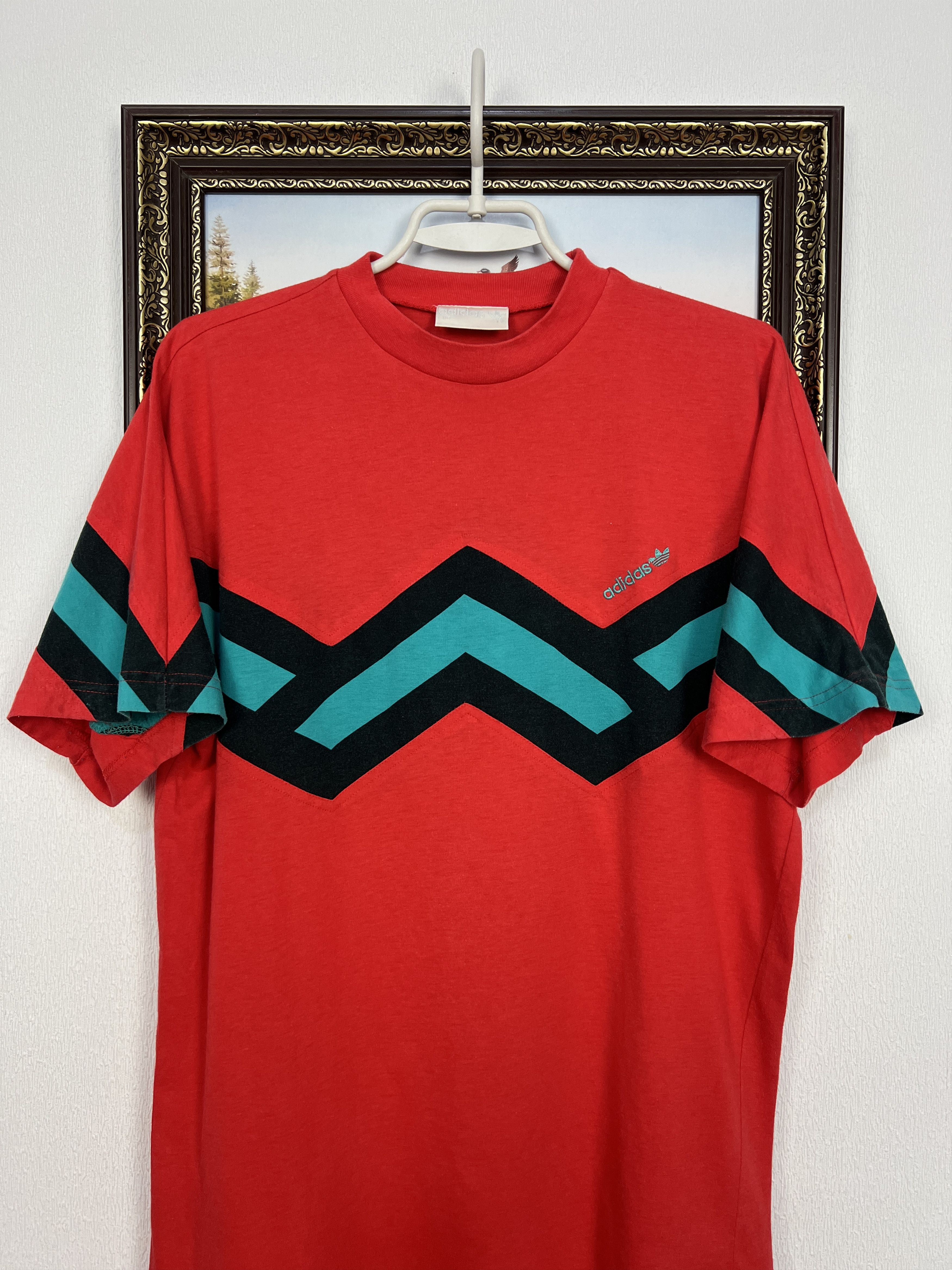 Adidas Vintage 90's Adidas Ivan Lendl Shirt Red Shirt Tennis Size US L / EU 52-54 / 3 - 2 Thumbnail