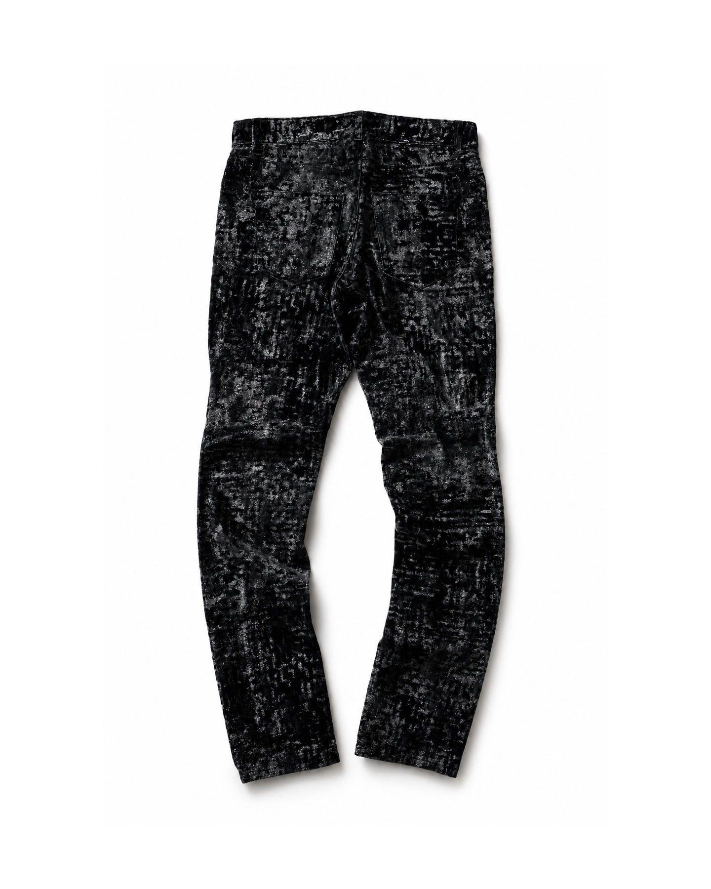 Saint Laurent Paris Saint Laurent Palladium Velvet Metallic Pants - FW16 Size US 32 / EU 48 - 2 Thumbnail