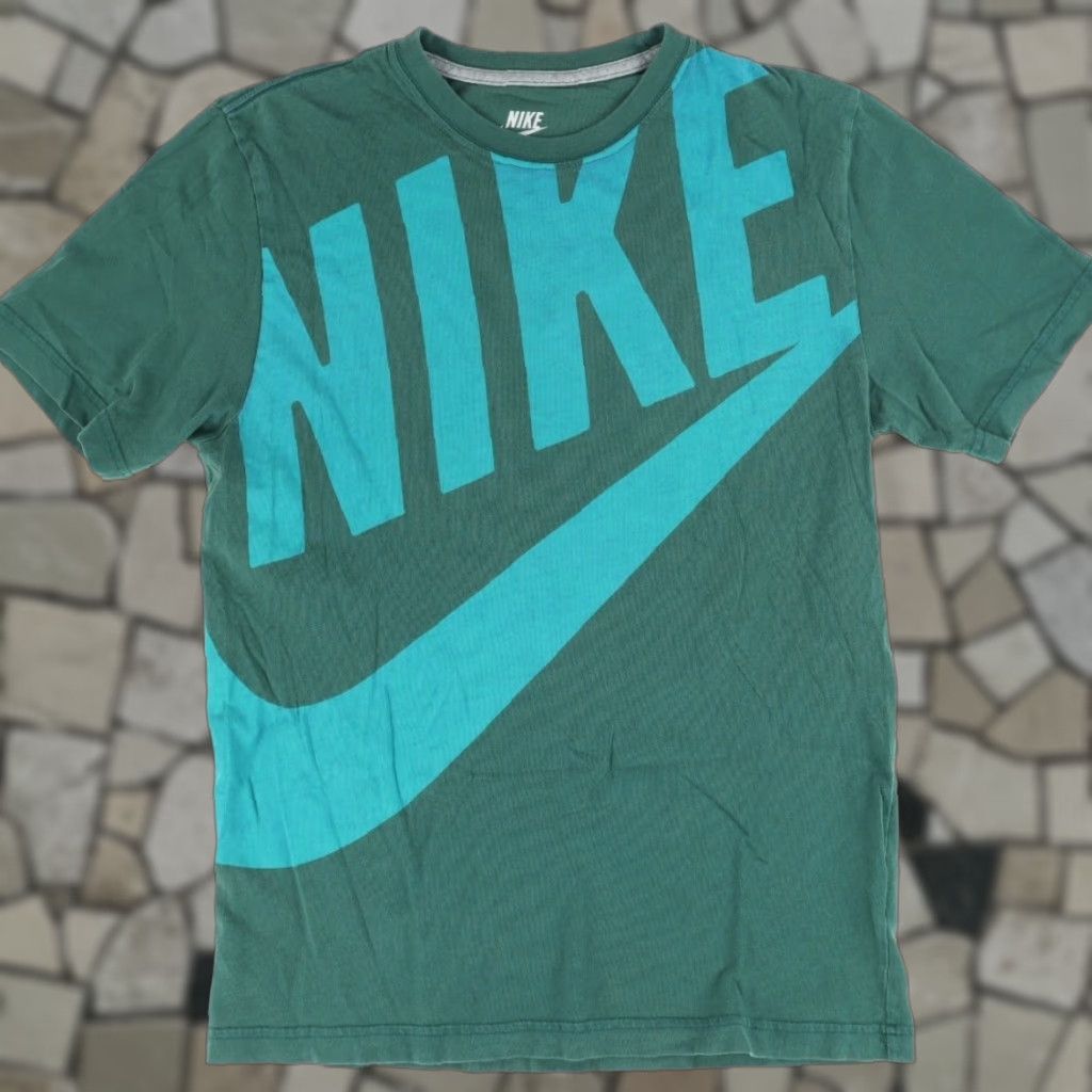 Nike Nike Sportswear Large Logo Solid T-Shirt Green Men's M Size US M / EU 48-50 / 2 - 1 Thumbnail