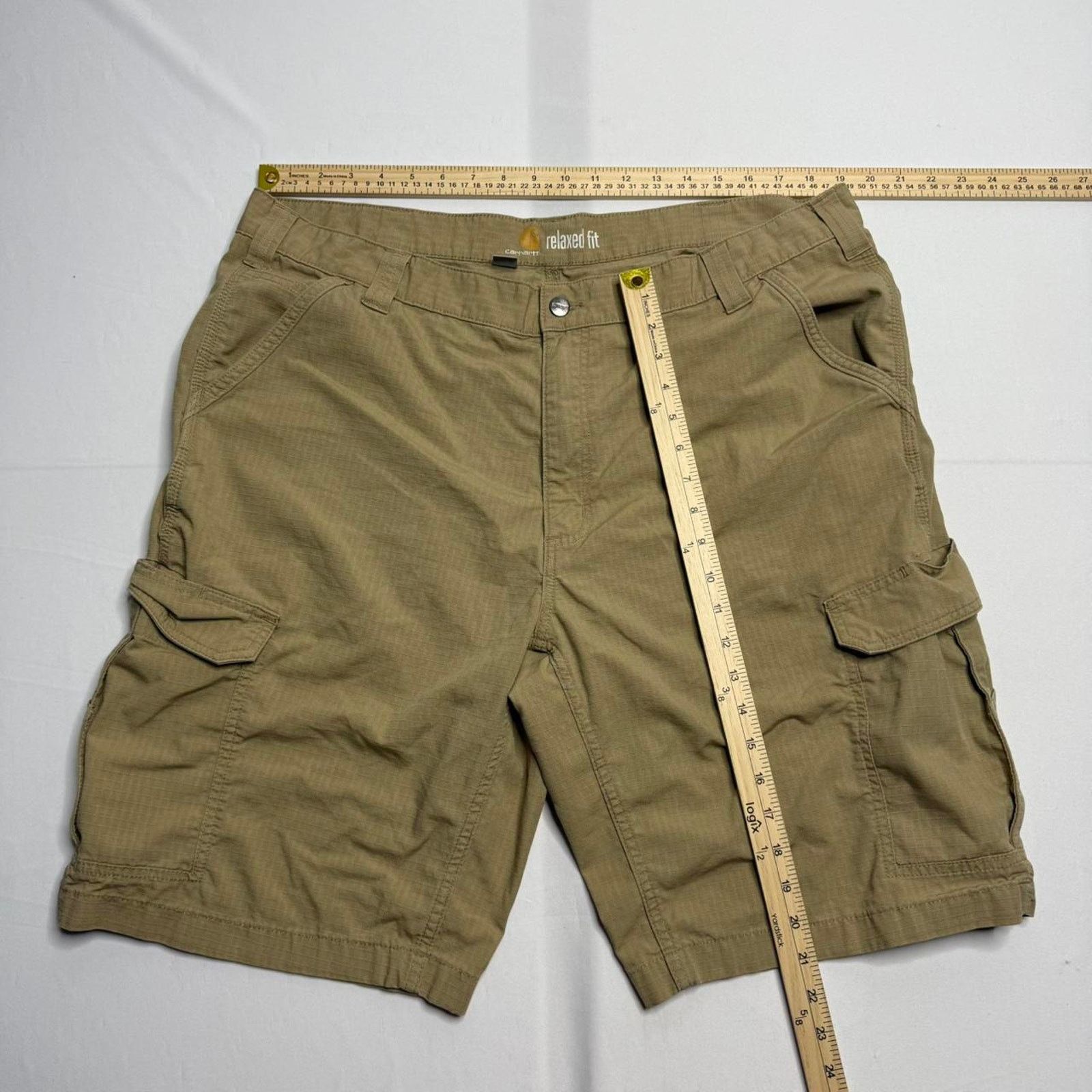 Carhartt Cahartt Khaki Cargo Relaxed Fit Short Size 42 Size US 42 / EU 58 - 4 Thumbnail