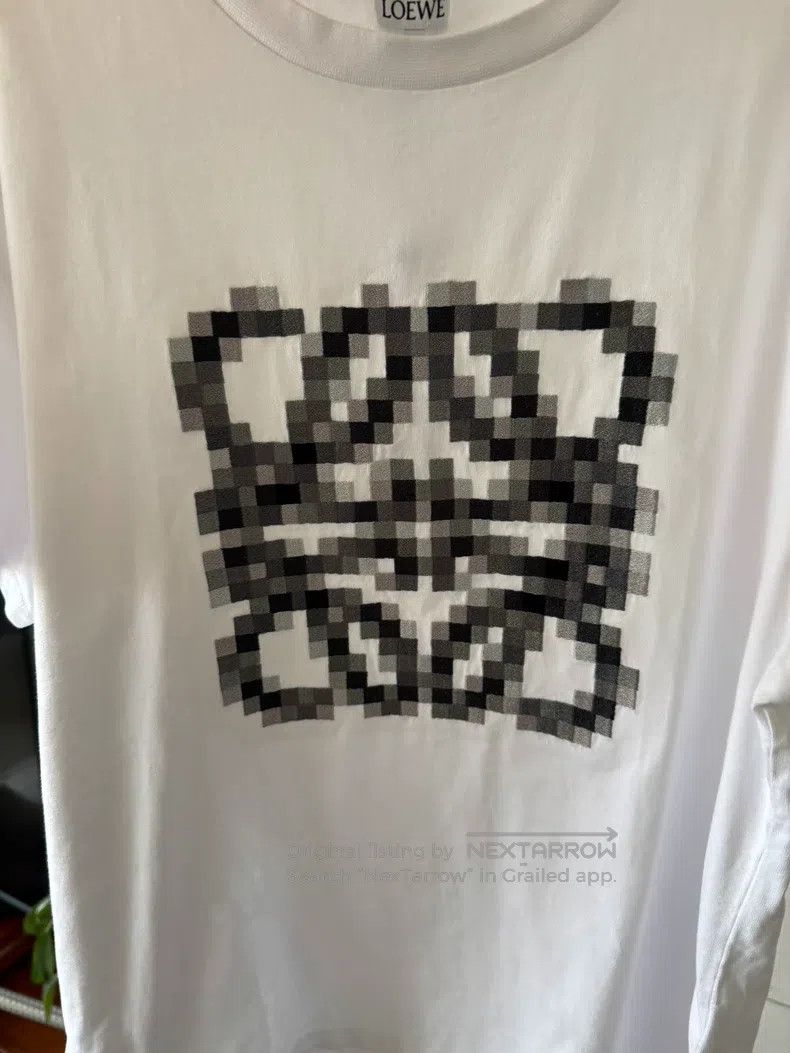 Loewe Loewe Pixel Mosaic Short Sleeve Size L / US 10 / IT 46 - 6 Thumbnail