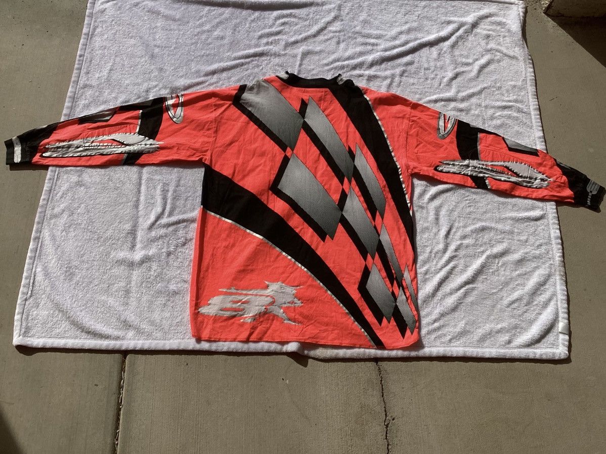 Vintage Vtg 90s AXO sports racing neon pink riding/motorcycle jersey Size US XXL / EU 58 / 5 - 6 Thumbnail