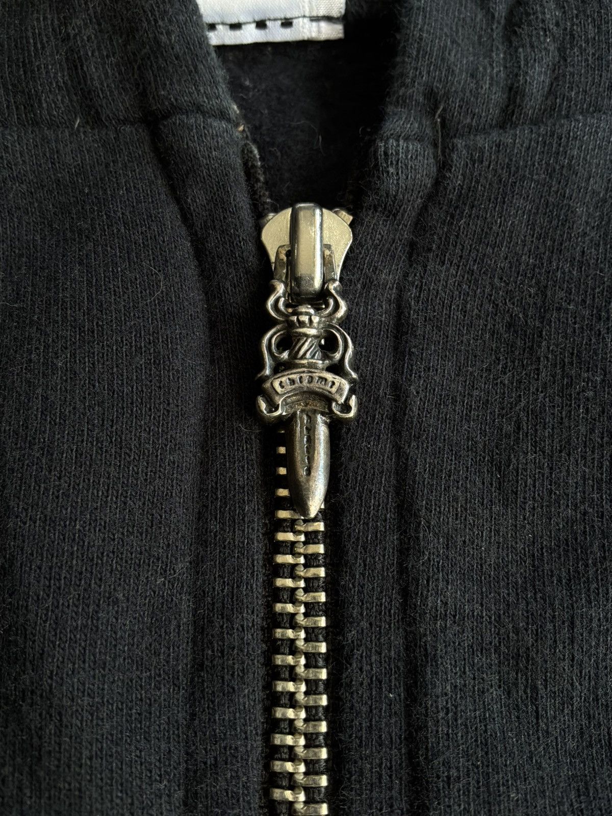 Chrome Hearts Chrome Hearts - Cracked Logo Horseshoe - Zip Hoodie Size US S / EU 44-46 / 1 - 8 Thumbnail
