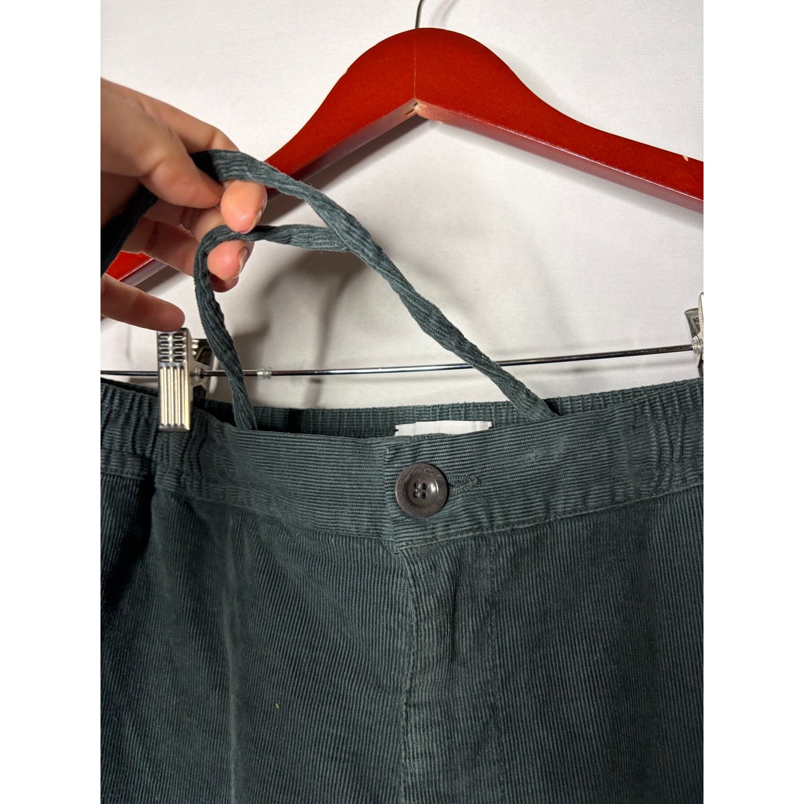Mr P. MR P. Phillip Straight-Leg Cotton-Corduroy Trouser green Size US 32 / EU 48 - 5 Thumbnail