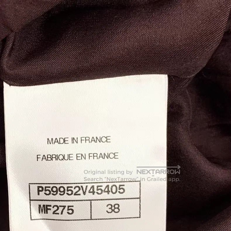 Chanel Chanel Deep Forest Series Dark Brown Plaid Woven Tweed Cas Size 25" / US 0 / IT 36 - 7 Thumbnail