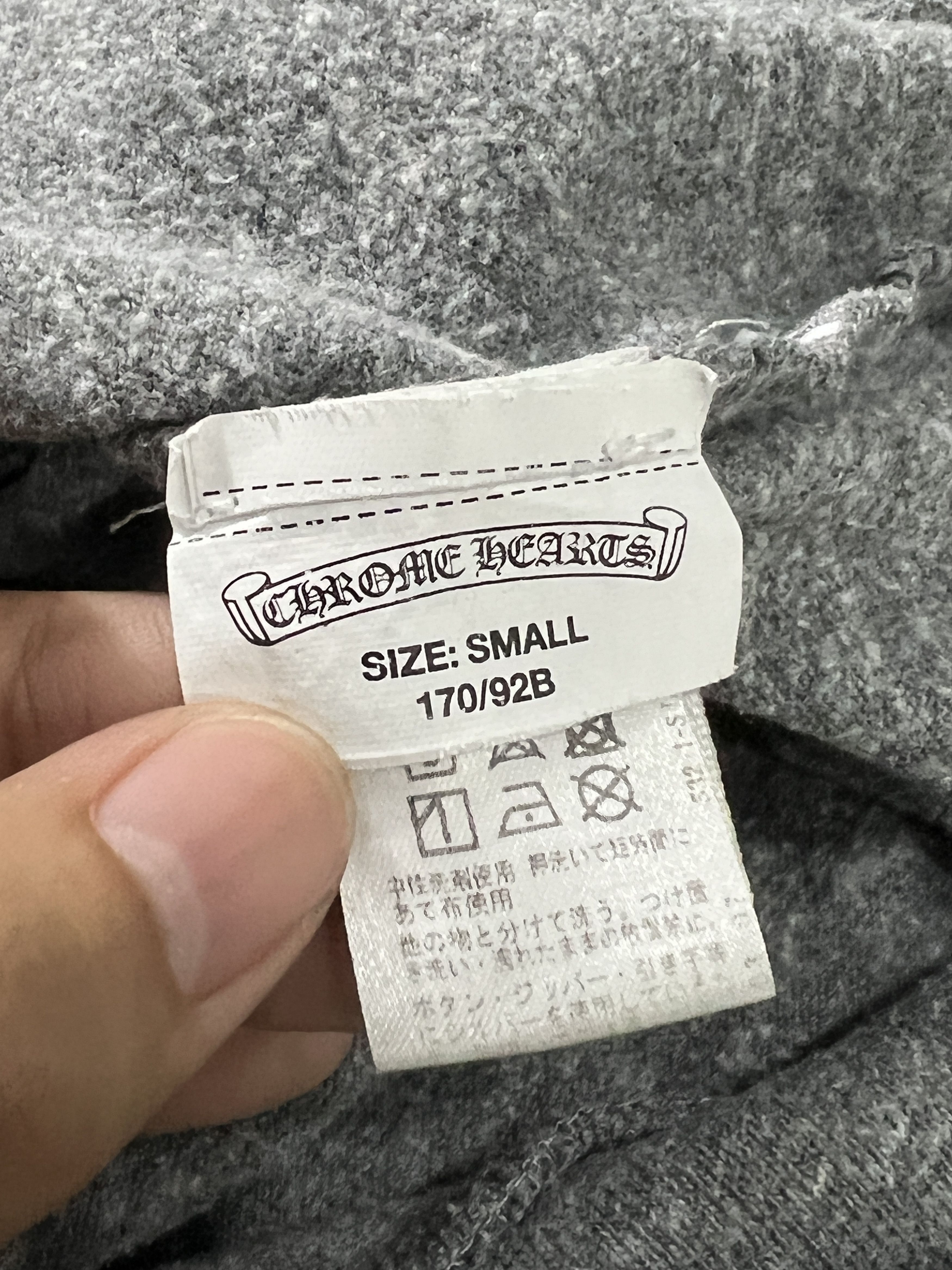 Chrome Hearts Chrome Hearts Dagger Zip Hoodie Gray Crest Logo S Size US S / EU 44-46 / 1 - 12 Thumbnail
