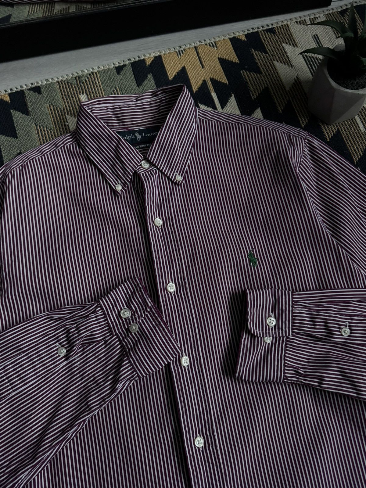 Polo Ralph Lauren Vintage Polo Ralph Lauren Stripped Button Up Shirt Size US M / EU 48-50 / 2 - 6 Thumbnail