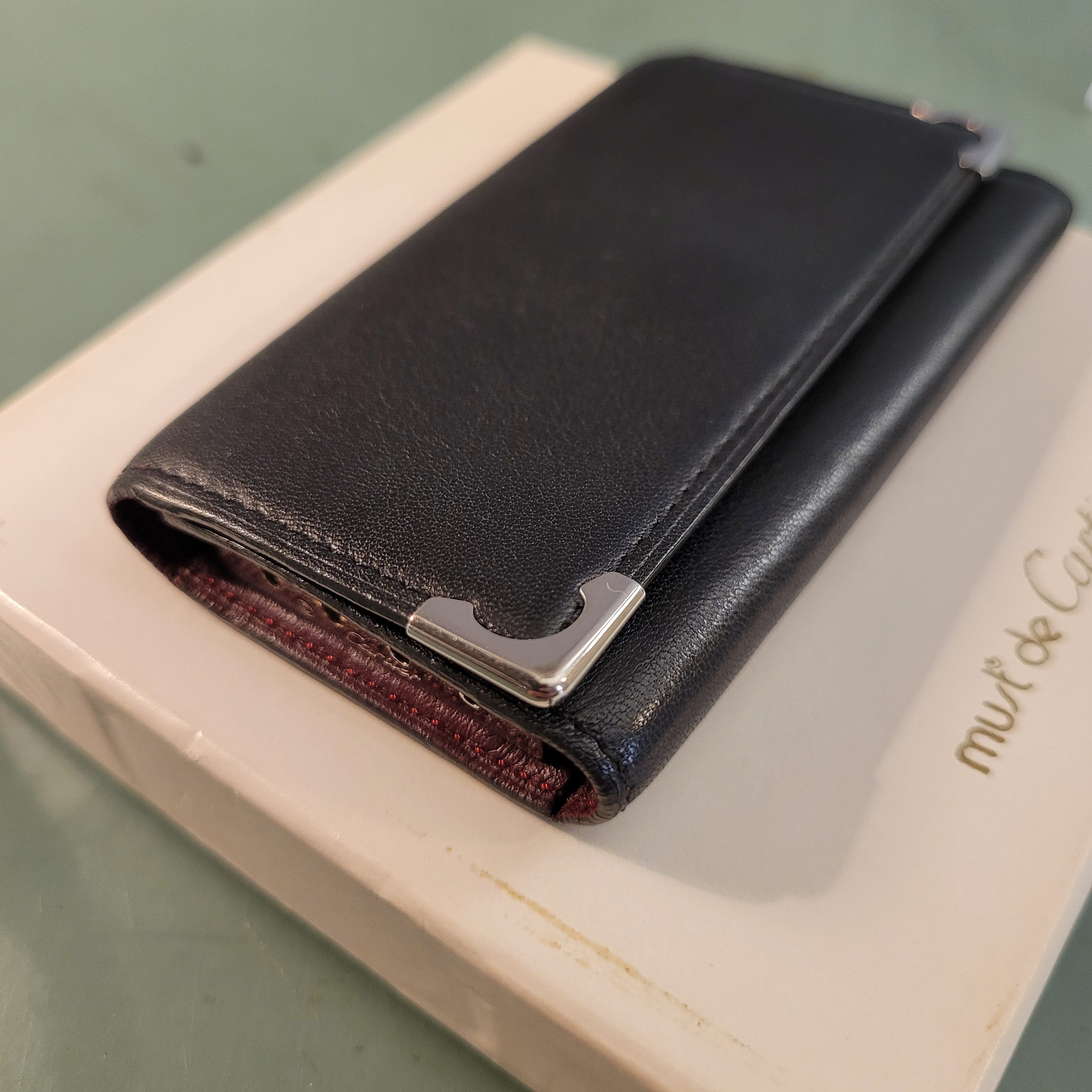 Cartier Cartier Key Case Key Holder Black Red W/ Box Full Inclusion Size ONE SIZE - 4 Thumbnail