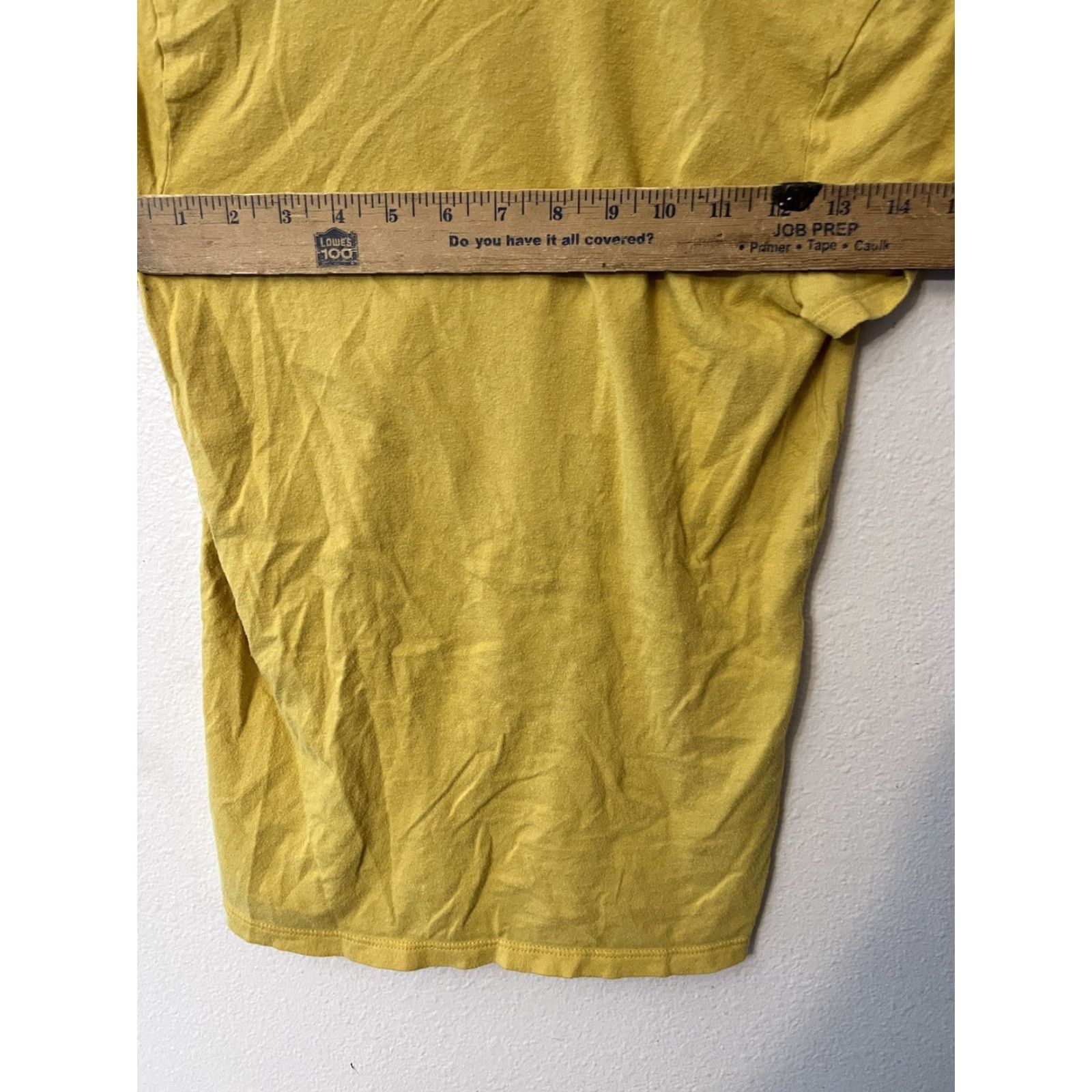 Gap Vintage Gap T-Shirt Women Small V-Neck Solid Yellow Stars Easy Wear Size S / US 4 / IT 40 - 5 Thumbnail