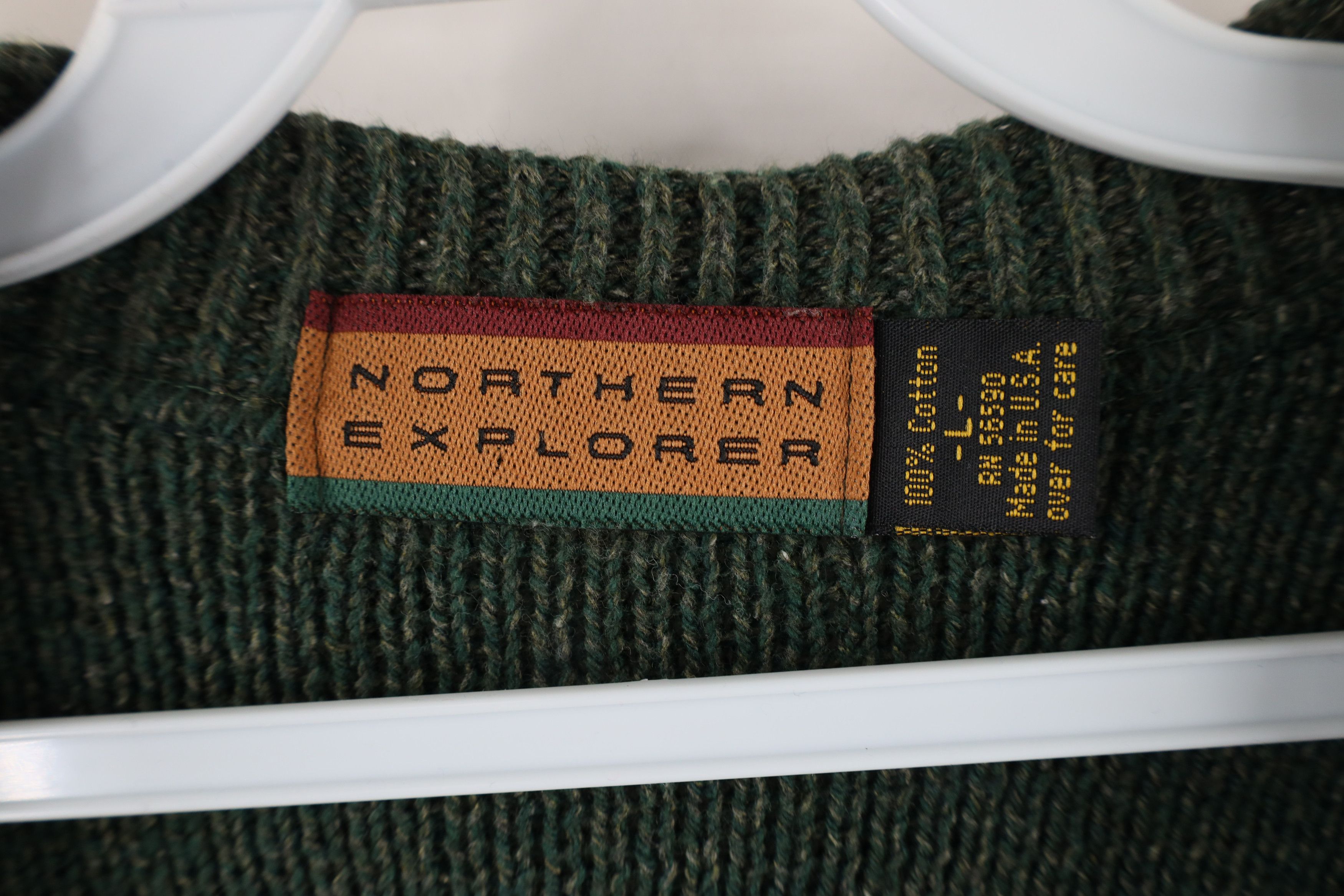 Vintage Vintage 90s Streetwear Cotton Knit Cardigan Sweater Vest USA Size US L / EU 52-54 / 3 - 5 Thumbnail