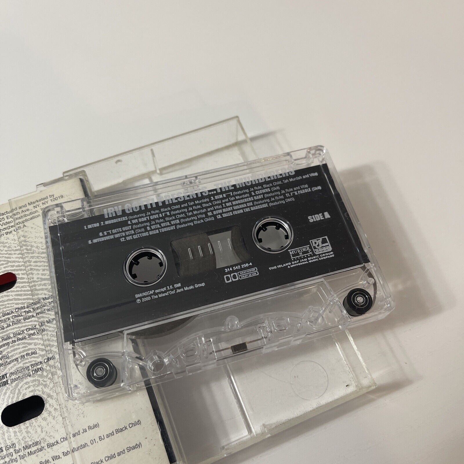 Vintage Irv Gotti Presents the Murderers, Murderer Explicit cassette Size ONE SIZE - 6 Thumbnail