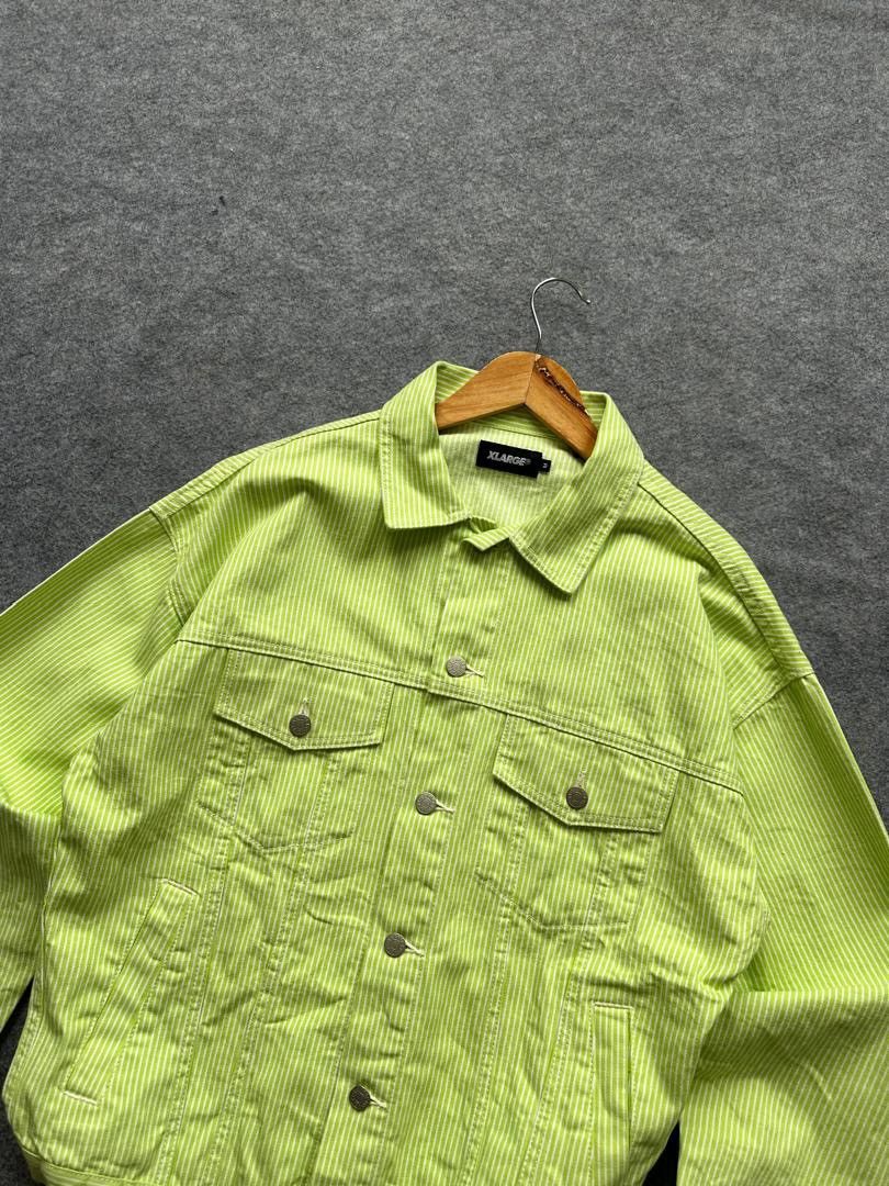 Xlarge XALRGE STRIPE DENIM JACKET Size US M / EU 48-50 / 2 - 3 Thumbnail