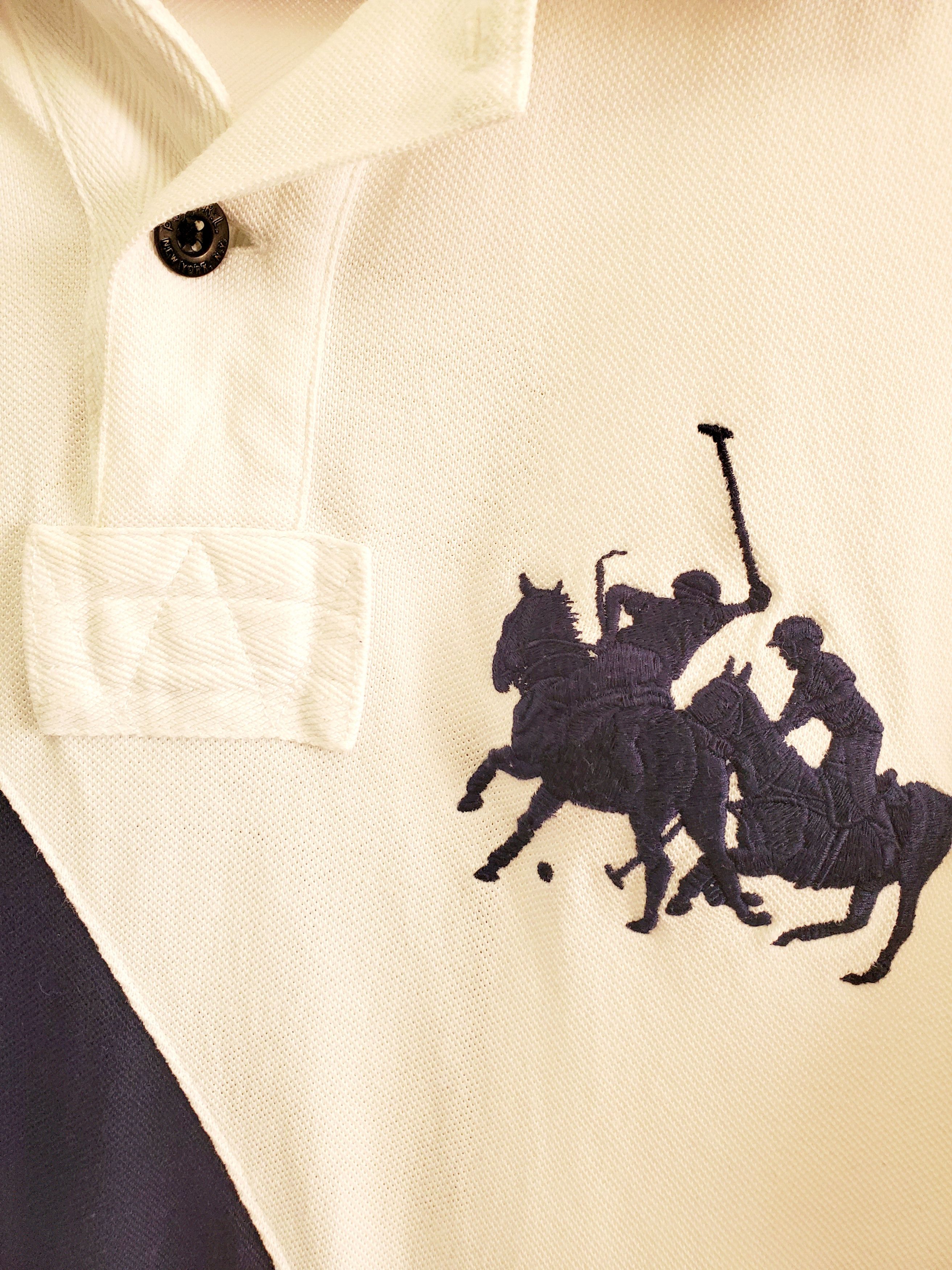Polo Ralph Lauren × Vintage Vintage Polo Ralph Lauren Striped Rugby Shirt size L Size US L / EU 52-54 / 3 - 2 Thumbnail