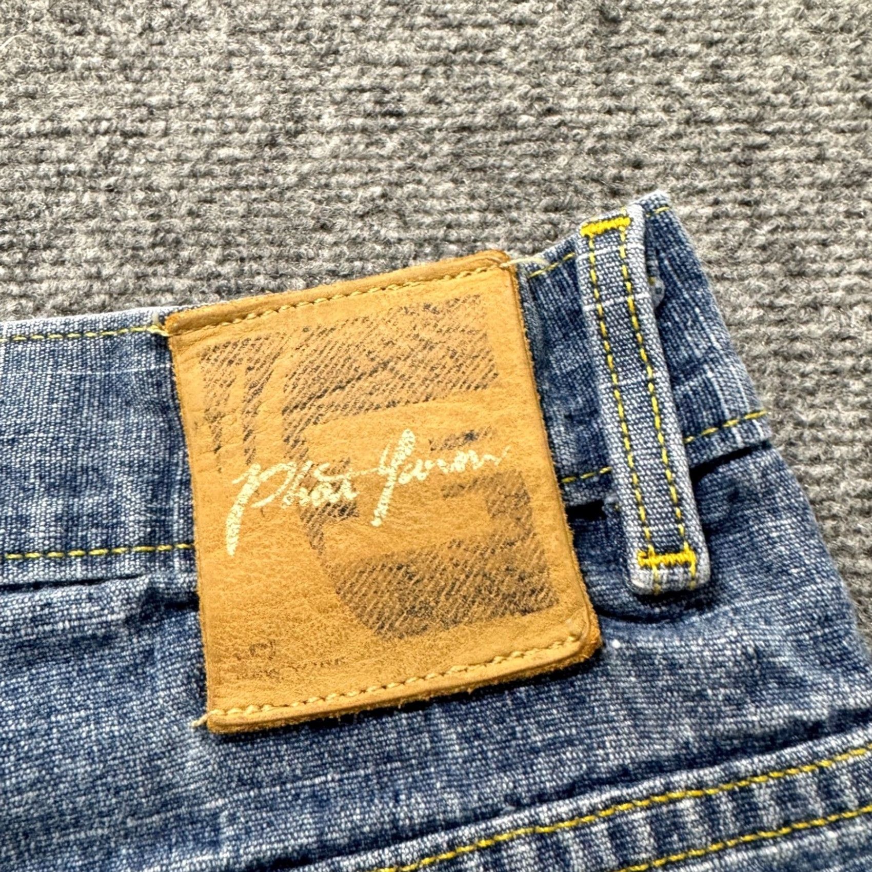 Phat Farm Phat Farm Jeans Men 38x32 Baggy Light Wash Distressed 100% Cotton Blue Jeans Mens Wide-Leg 90s Distressed Style Size US 38 / EU 54 - 5 Thumbnail