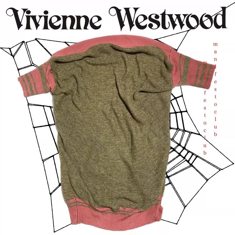 Vivienne Westwood Vivienne Westwood A short-sleeved knit sweater with a drop Size M / US 6-8 / IT 42-44 - 2 Thumbnail