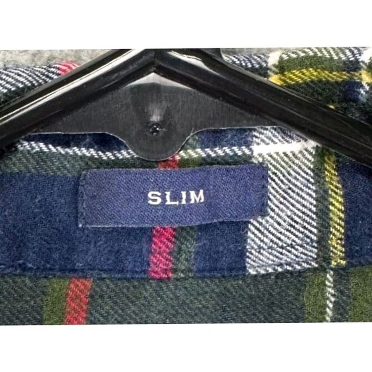 J.Crew J.CREW Flannel Shirt Mens Large Multicolor Plaid Button Down Pockets Slim Outdoor/Workwear Shirt Size US L / EU 52-54 / 3 - 5 Thumbnail