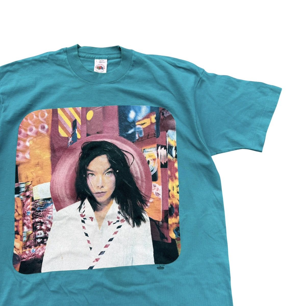 Band Tees × Vintage Vintage 90s Bjork “Post” World Tour 1995 Tshirt Size US L / EU 52-54 / 3 - 4 Thumbnail