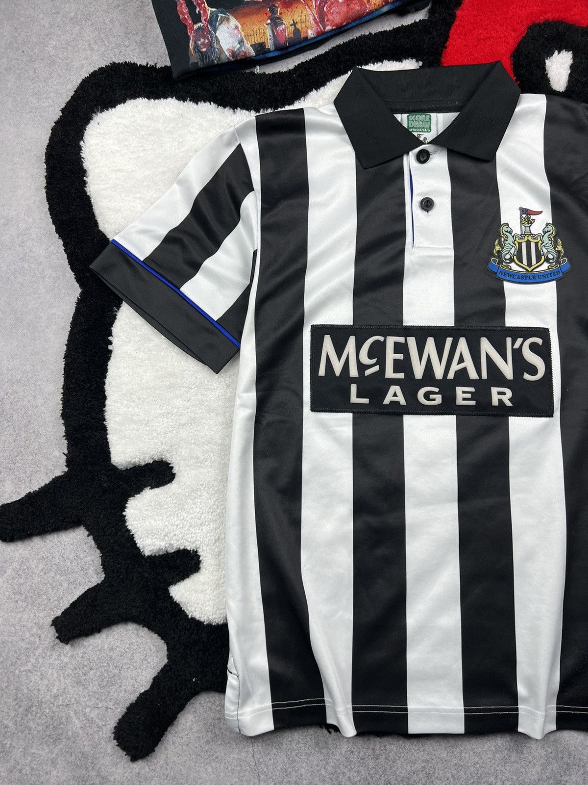 Vintage Vintage Replica New Castle 90s Blockcore Y2K Soccer Jersey Size US S / EU 44-46 / 1 - 2 Thumbnail