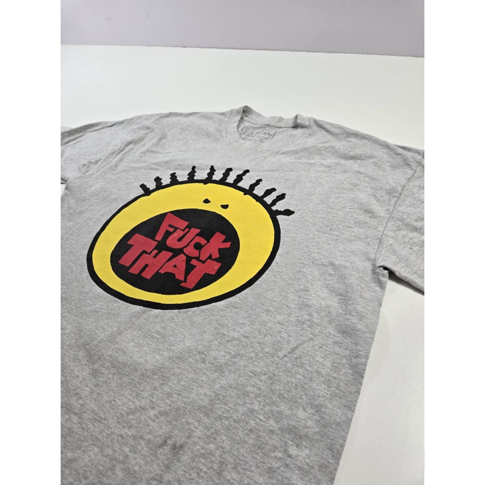 Vintage VINTAGE Terror Reid Rapper Shirt Graphic Tee Y2K Men XL Gray Crew Neck Short Sleeve Graphic Print Tee Terror Road Logo Back Neck Mens XL Size US XL / EU 56 / 4 - 2 Thumbnail