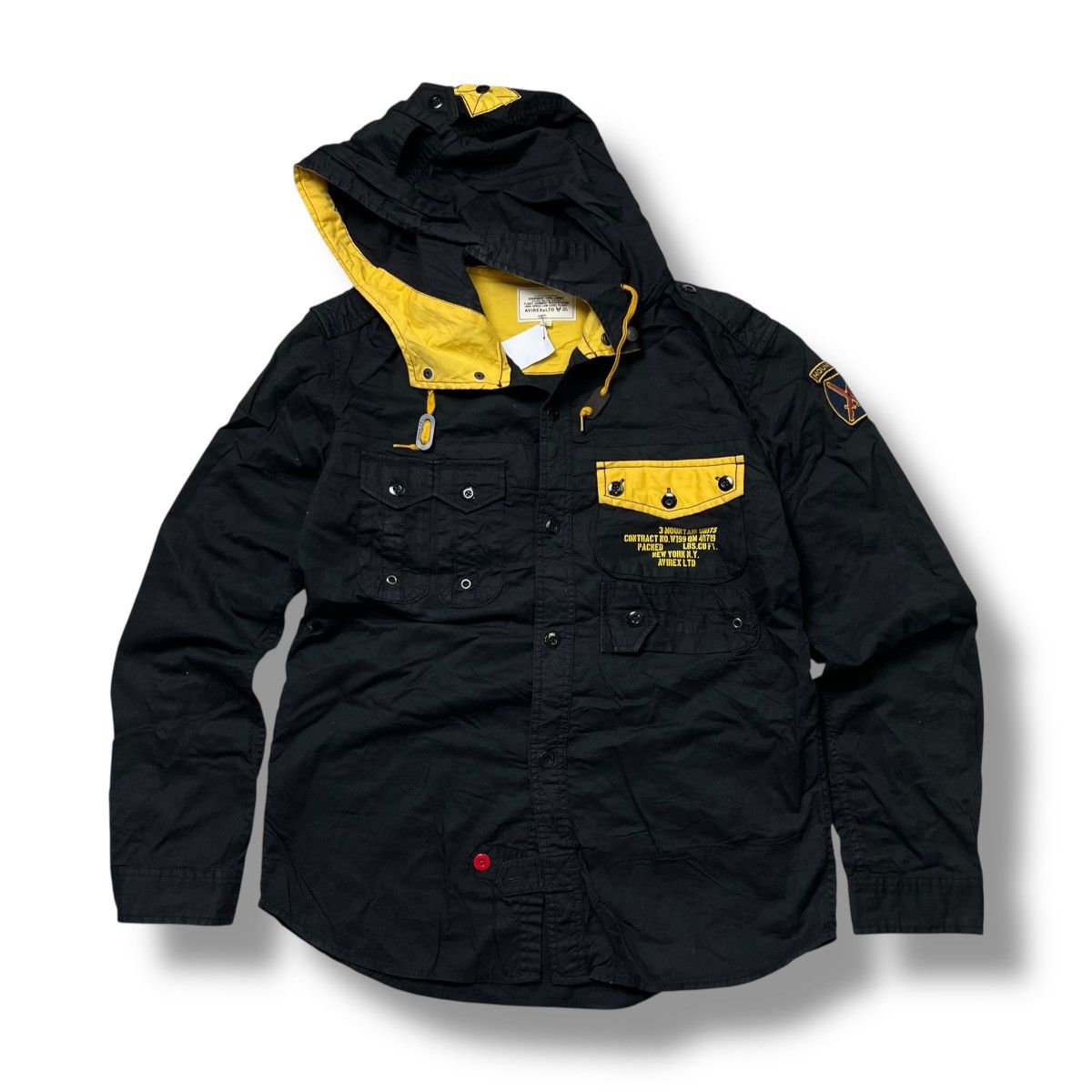 Avirex Avirex Mountain utility pocket button ups shirt hooded Size US M / EU 48-50 / 2 - 1 Thumbnail