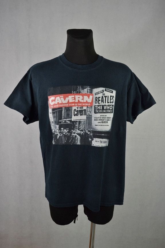 Band Tees The Cavern Club Of Liverpool The Beatles Stones Who Queen L Size US L / EU 52-54 / 3 - 1 Thumbnail