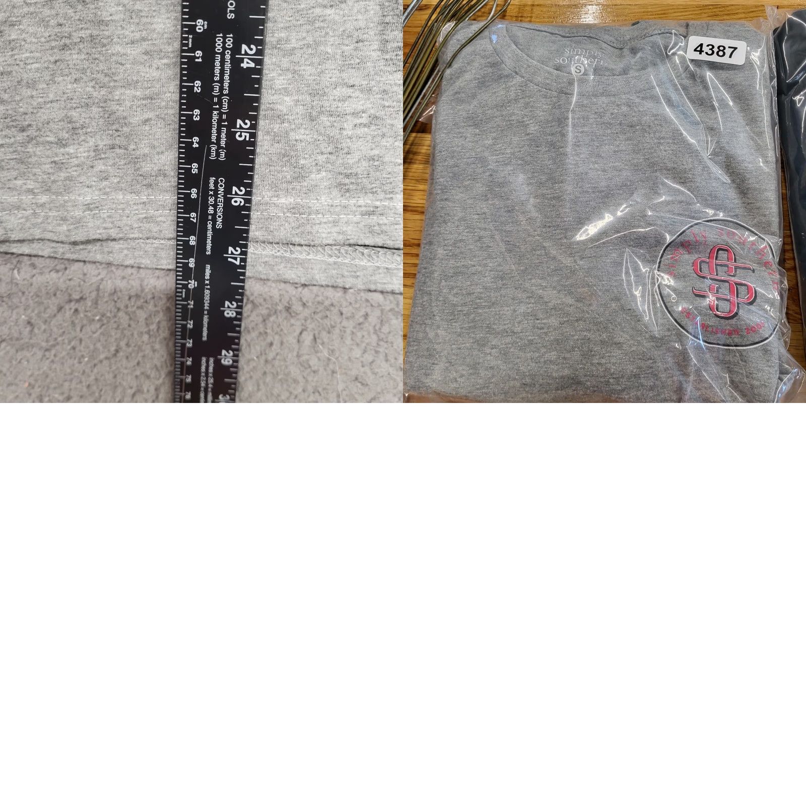 Vintage Simply Southern T-Shirt Woman’s Size Small Gray "You Will Shoot Your Eye Out Kid" Christmas Dog Crew Neck Long Sleeve Regular Cotton Shirt Womens Size S / US 4 / IT 40 - 9 Thumbnail