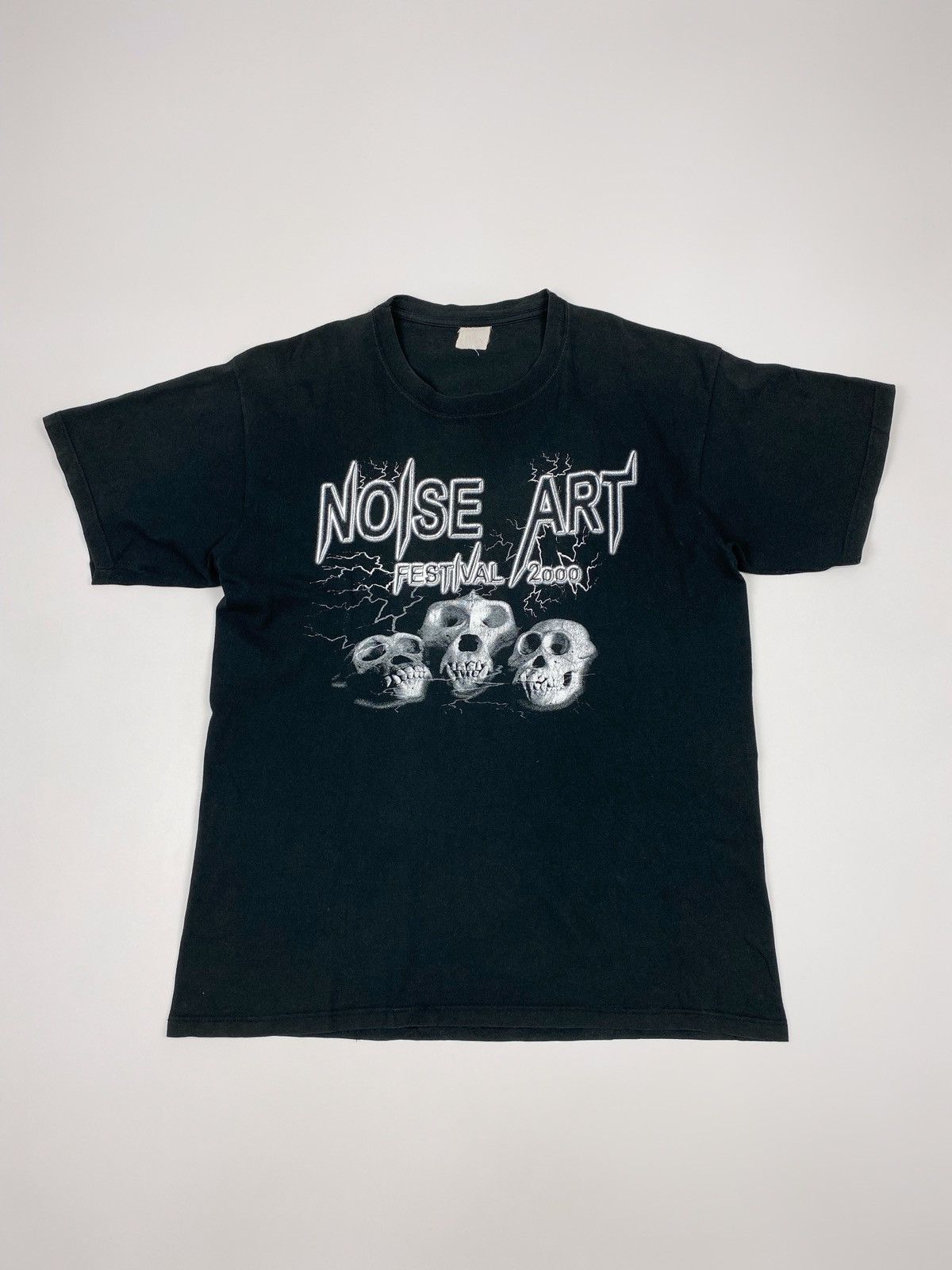 Band Tees 2000 Vintage Noise Art Black Metal Festival Austria Tee Size US XL / EU 56 / 4 - 1 Thumbnail