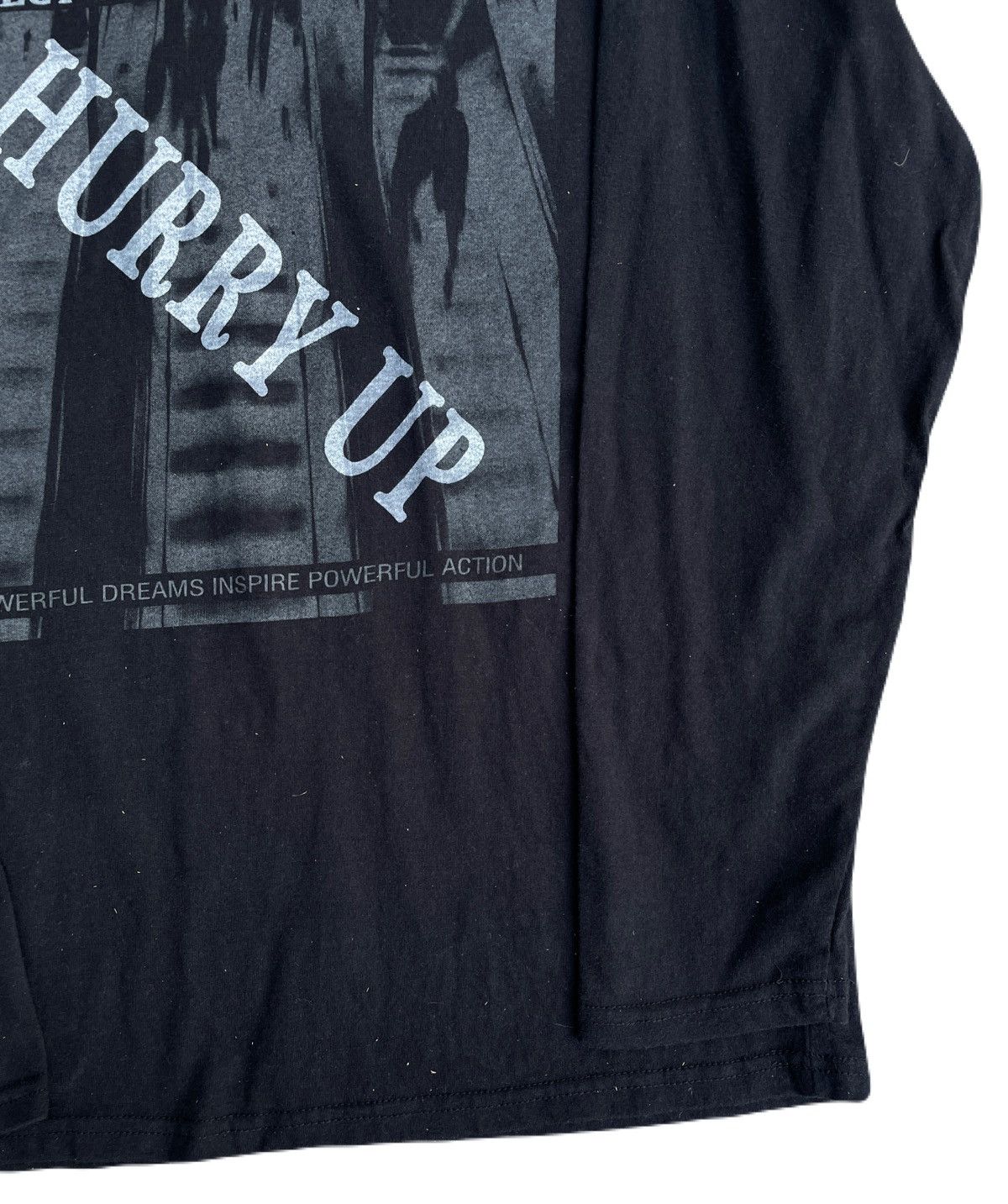 2000s Japanese archive Poem Graphic Long Sleeve Tee Vkei Y2K