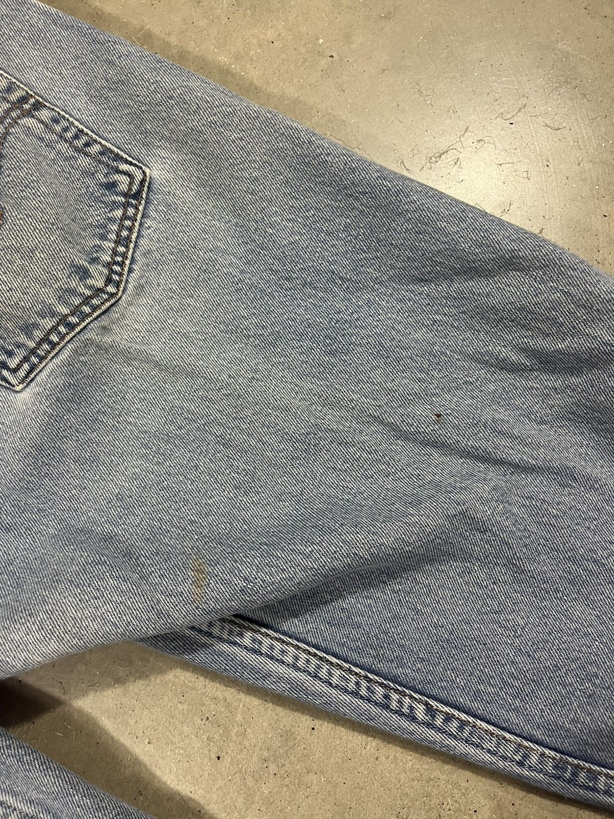 Levi's Vintage 90s Levis 501 Light Wash Faded Blue Jeans Size US 33 - 5 Thumbnail