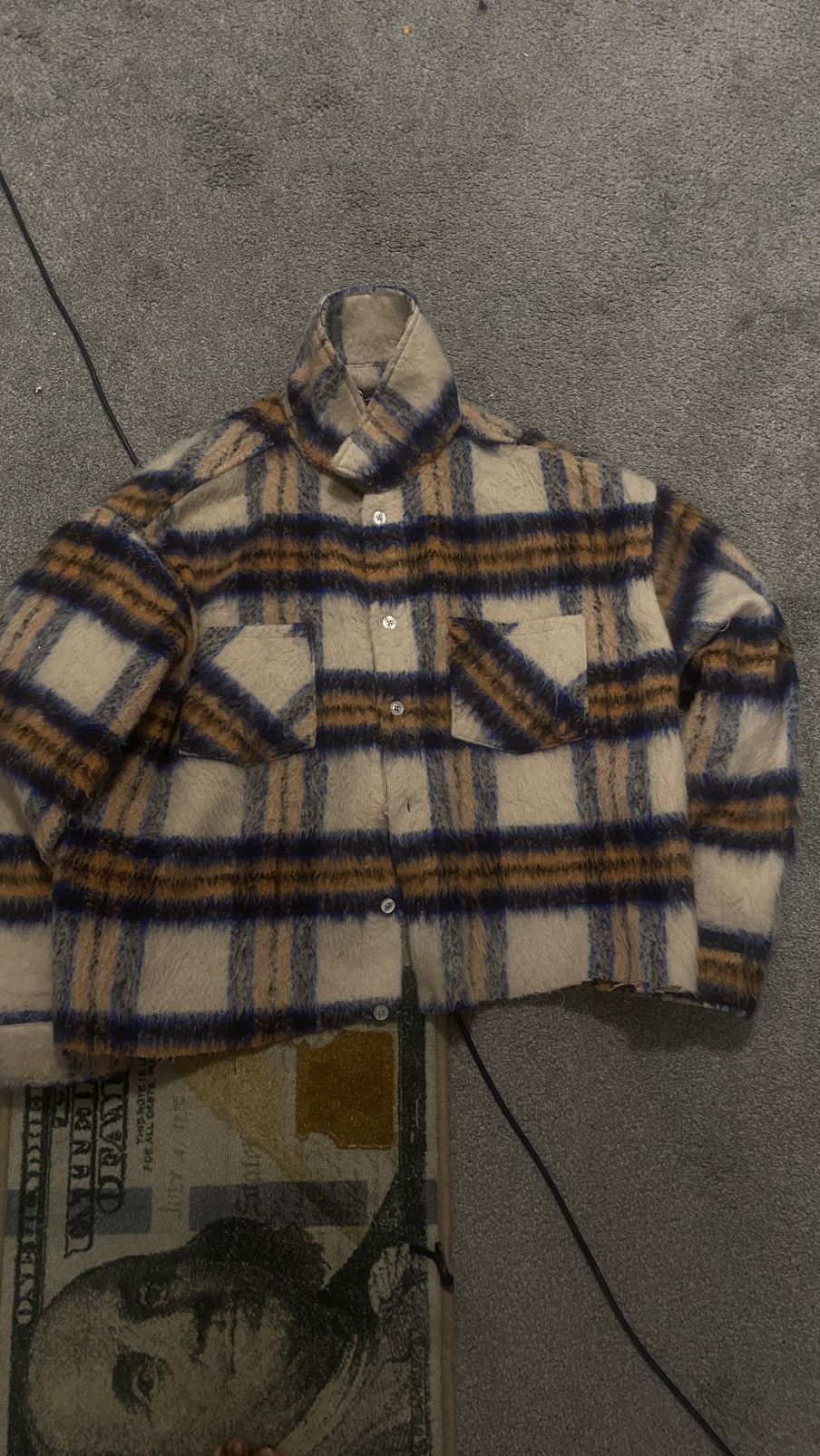 Flannel × Marni × Vintage Vintage Cropped Flannel Size US XL / EU 56 / 4 - 1 Thumbnail