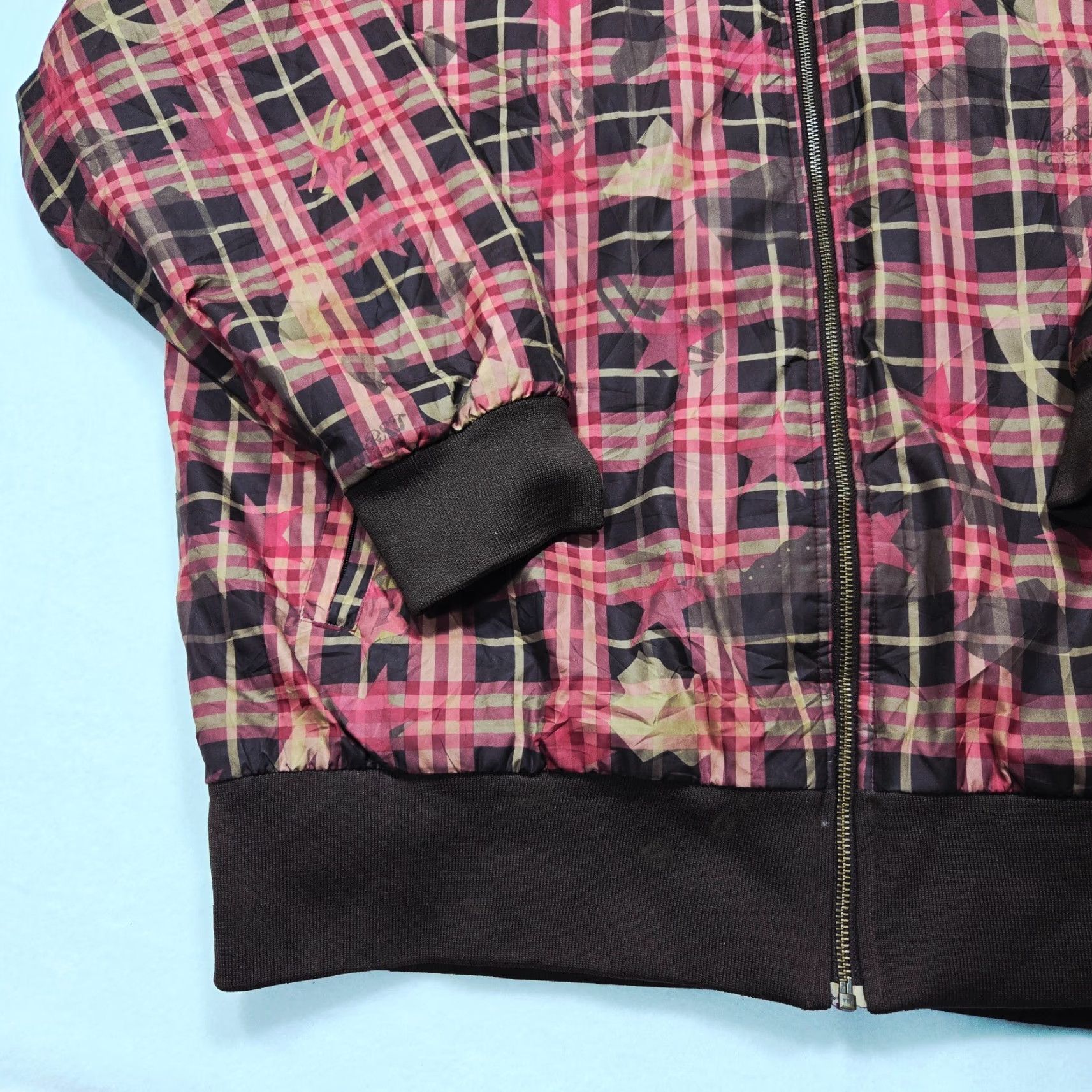 Nike VINTAGE Nike BRS Bomber Jacket Mens XL Red Plaid Nike Bomber Jacket XL Mens Red Plaid 90s Army Logo Casual Size US XL / EU 56 / 4 - 4 Thumbnail
