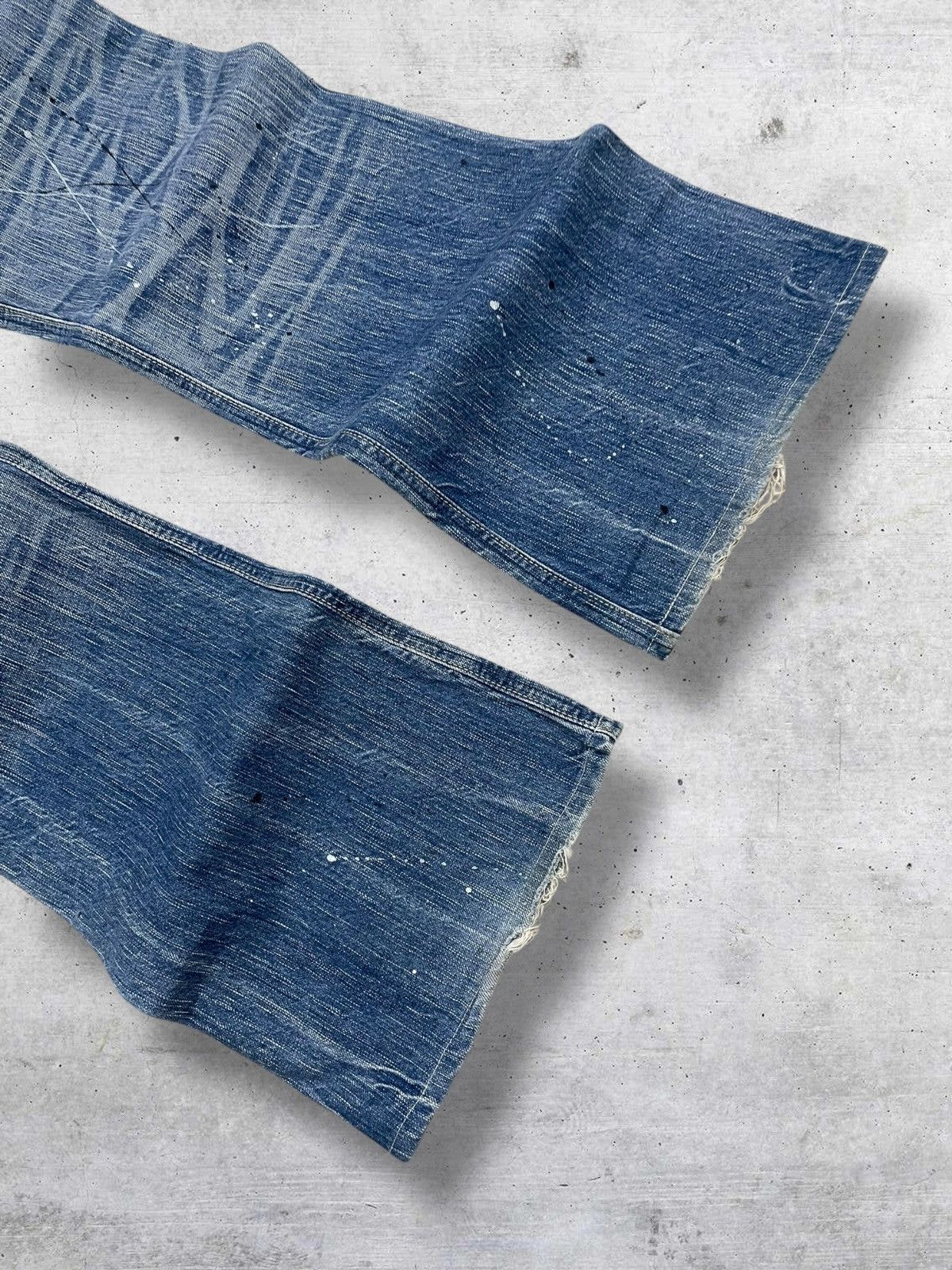Edwin 1990S DESIGNER JAPAN EDWIN BLUE TRIP 503 DISTRESSED DENIM Size US 33 - 8 Thumbnail