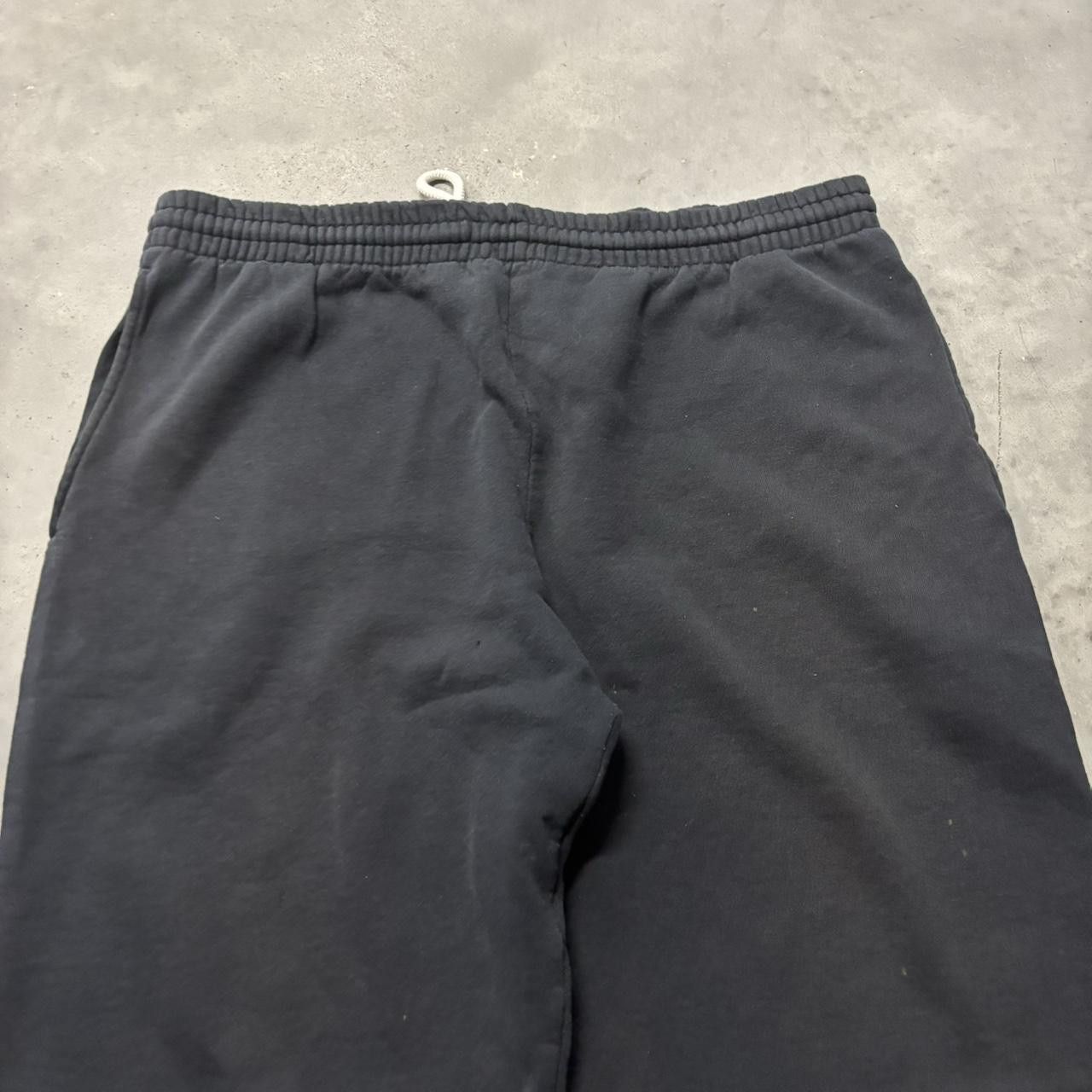 Japanese Brand × Vintage Crazy Vintage Y2K/2000s Black Skater Essential Sweatpants! Size US 34 / EU 50 - 4 Thumbnail