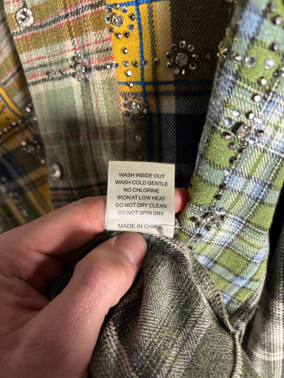 Vale Vale Forever Earth Day Flannel 'Green/Patchwork' Size US S / EU 44-46 / 1 - 6 Thumbnail