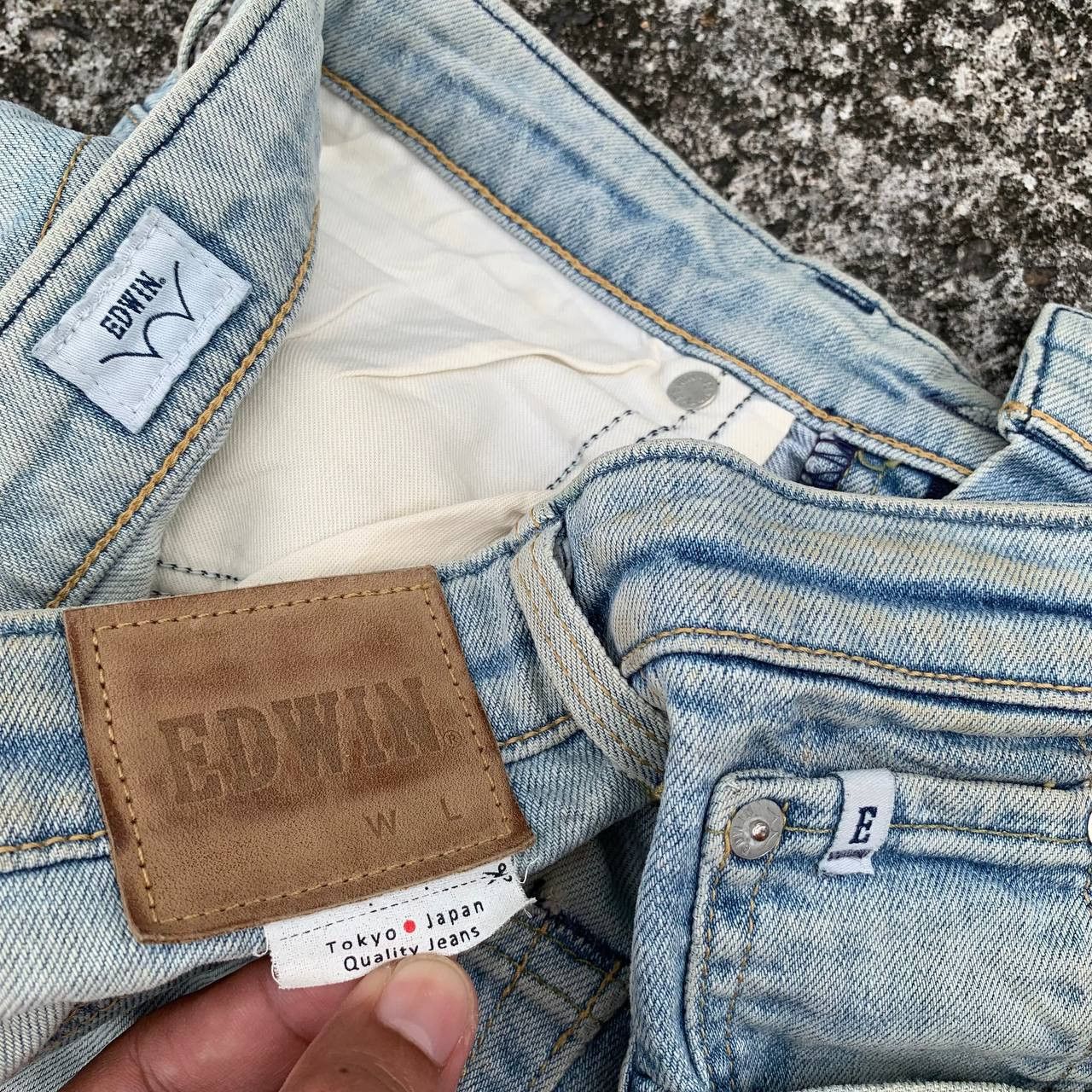 Edwin Edwin Japan Jeans Light Wash Denim Japanese Brand Size US 30 / EU 46 - 9 Thumbnail