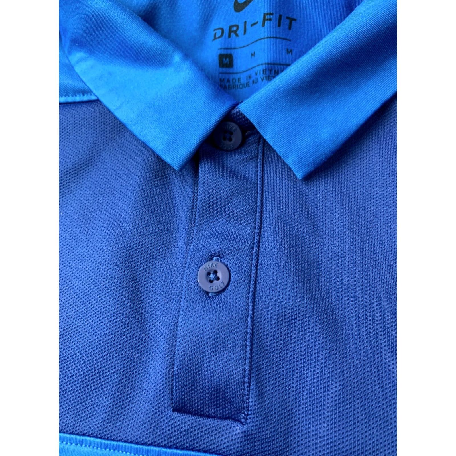 Nike Nike Dri-Fit Golf Polo Shirt M Men's Blue 2018 Jersey Polo Nike Golf Shirt Size US M / EU 48-50 / 2 - 4 Thumbnail