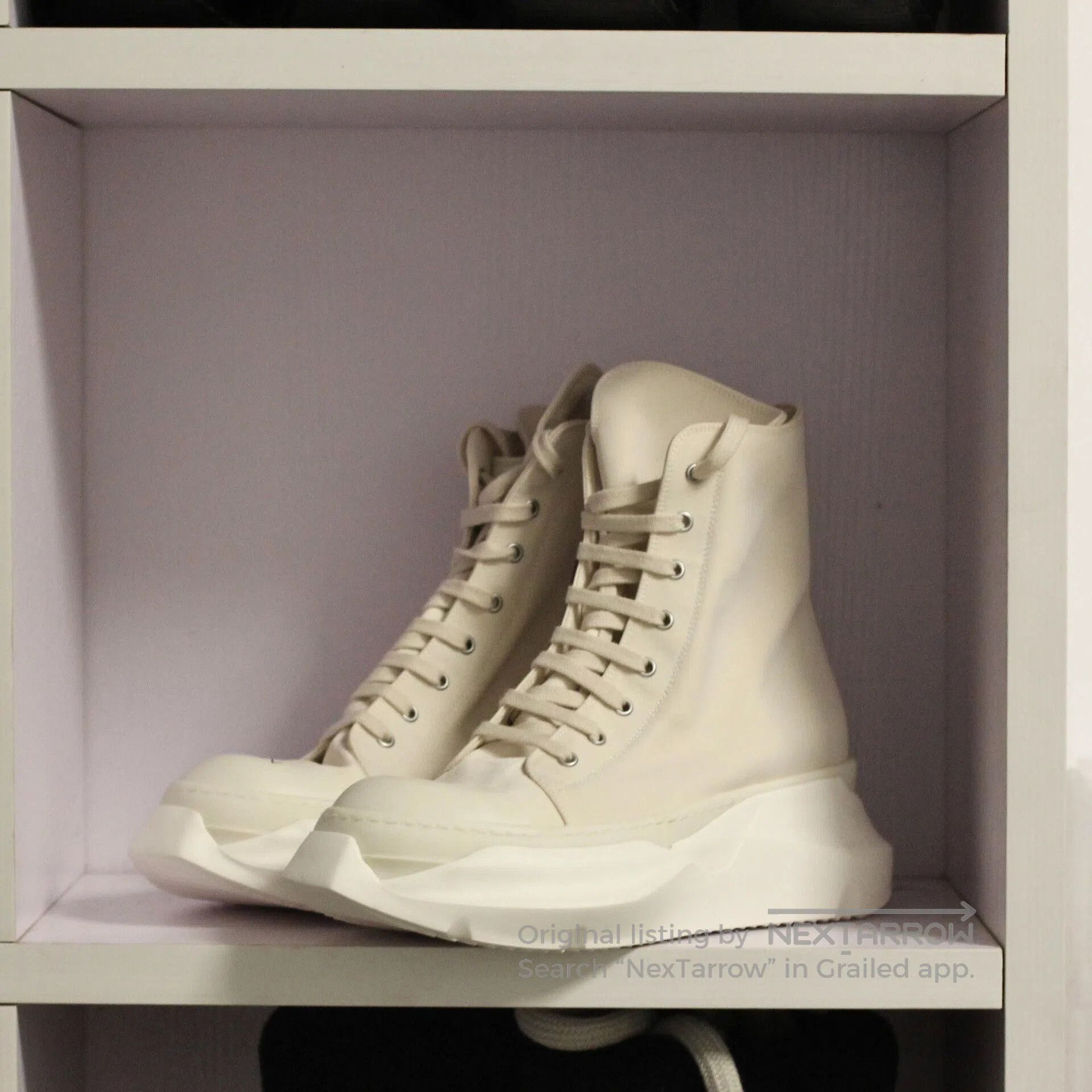 Rick Owens rick owens thick sole high top sneakers. Size US 8.5 / EU 41-42 - 1 Thumbnail