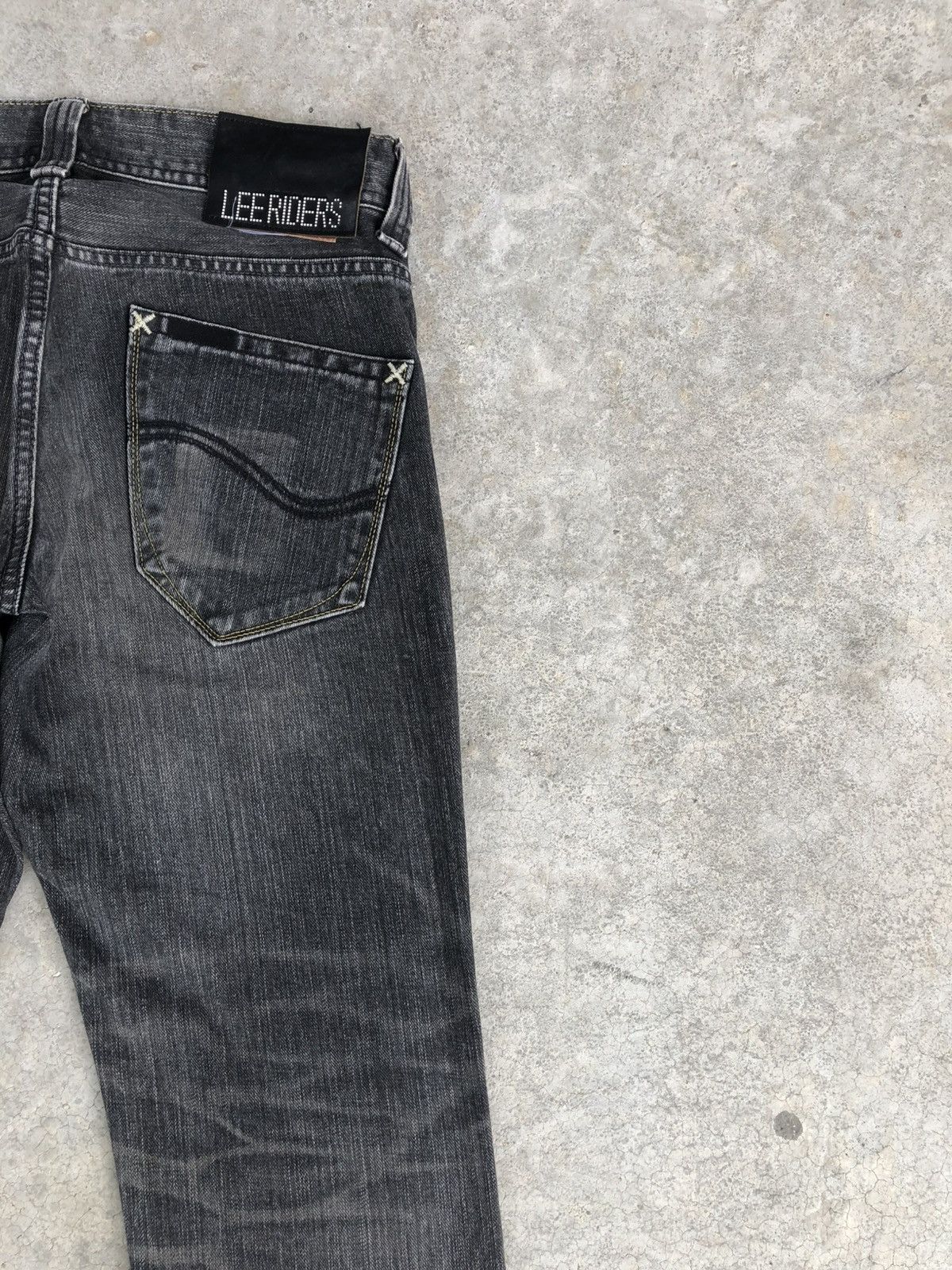 If Six Was Nine Japanese Lee Flared Jeans Distressed Jeans Size US 33 - 10 Thumbnail